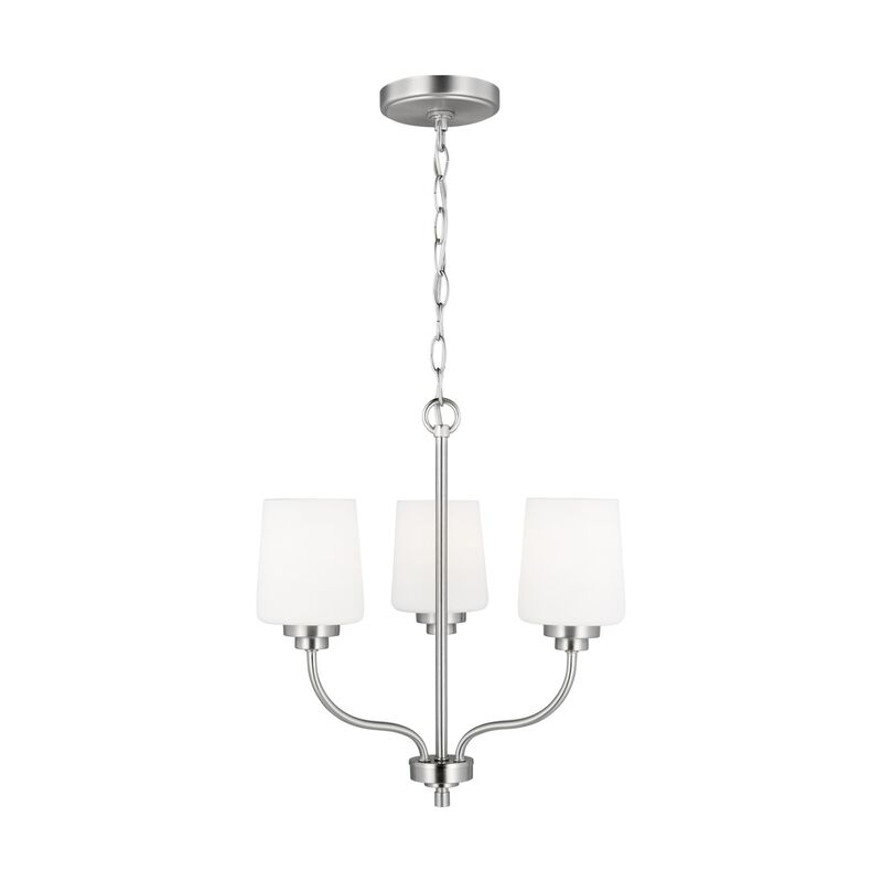 Windom 18 Inch 3 Light Mini Chandelier by Generation Lighting