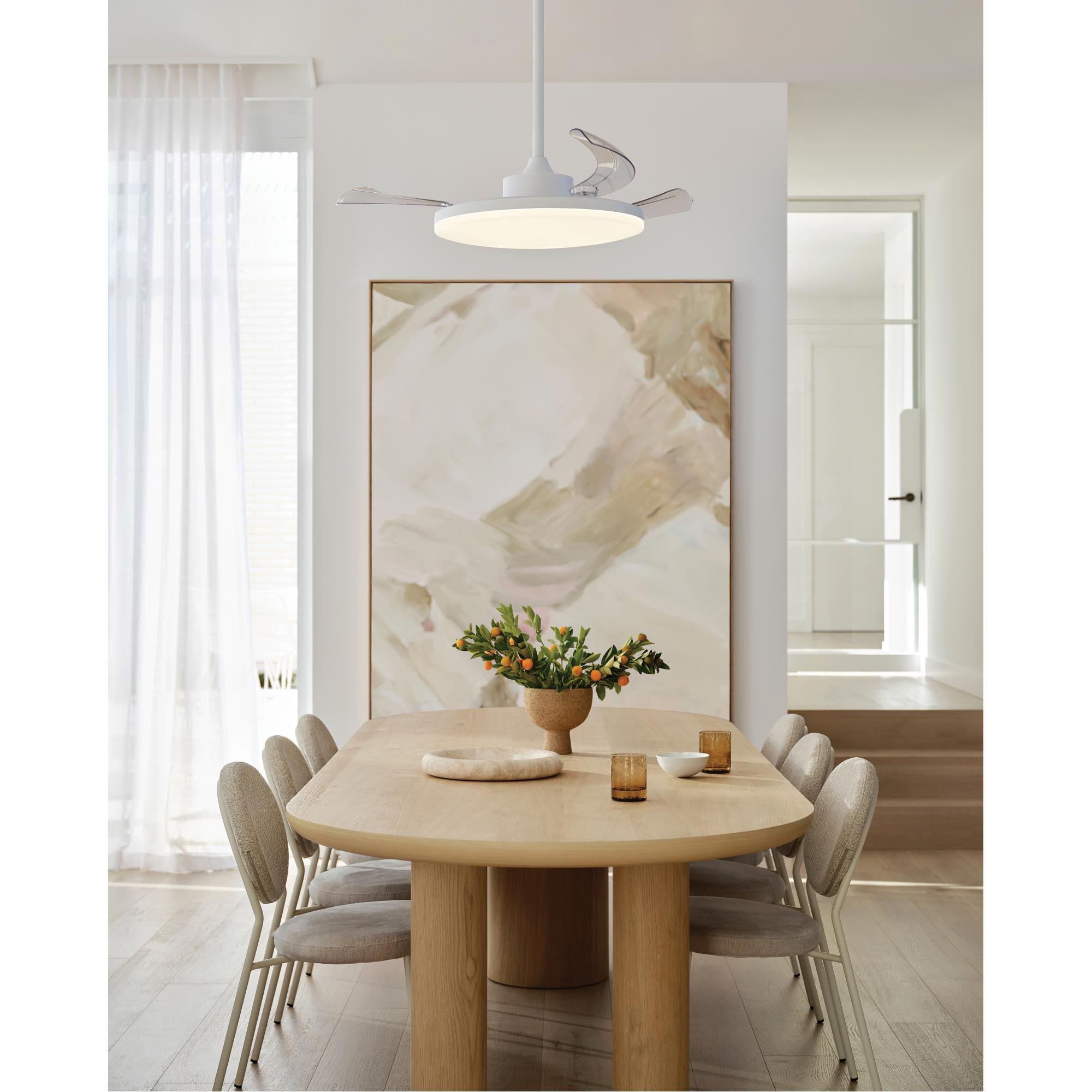 Shown in White finish