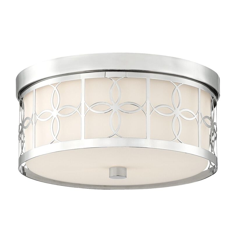 Anniversary 13 Inch 2 Light Flush Mount by Crystorama