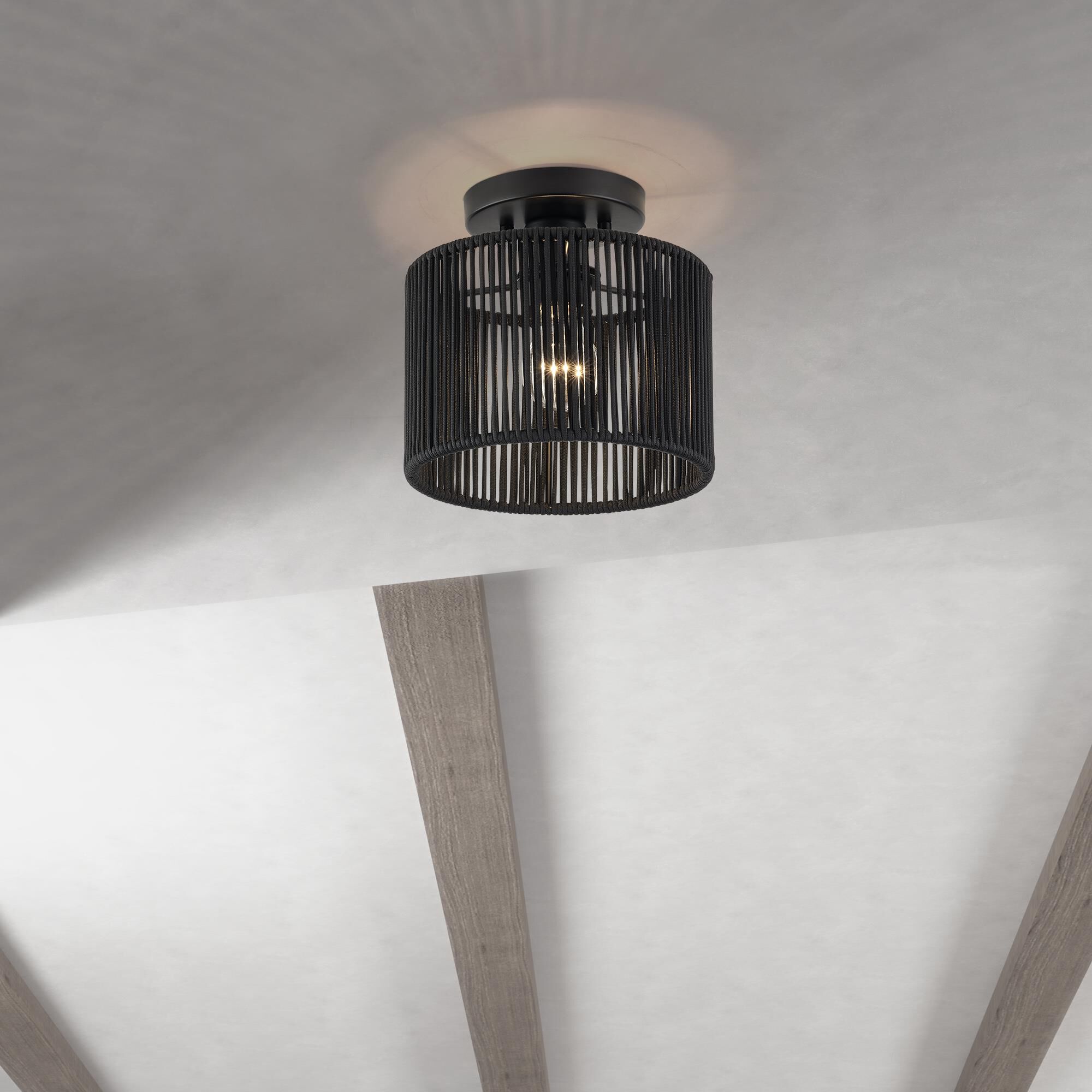Acordia 9 Inch Semi Flush Mount by Livex Lighting