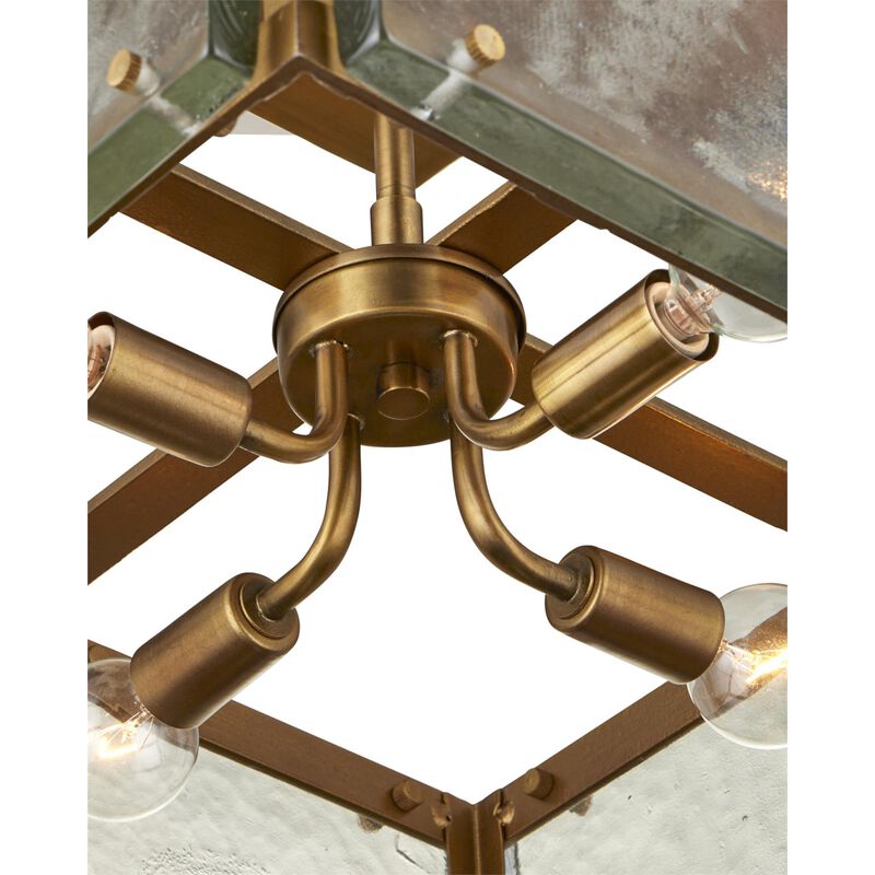 Countervail 18 Inch Semi Flush Mount by Currey and Company