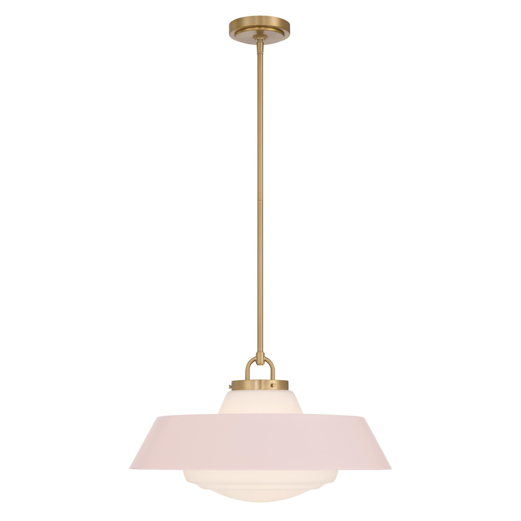 Shown in Vibrant Gold finish and Steel glass and Steel shade