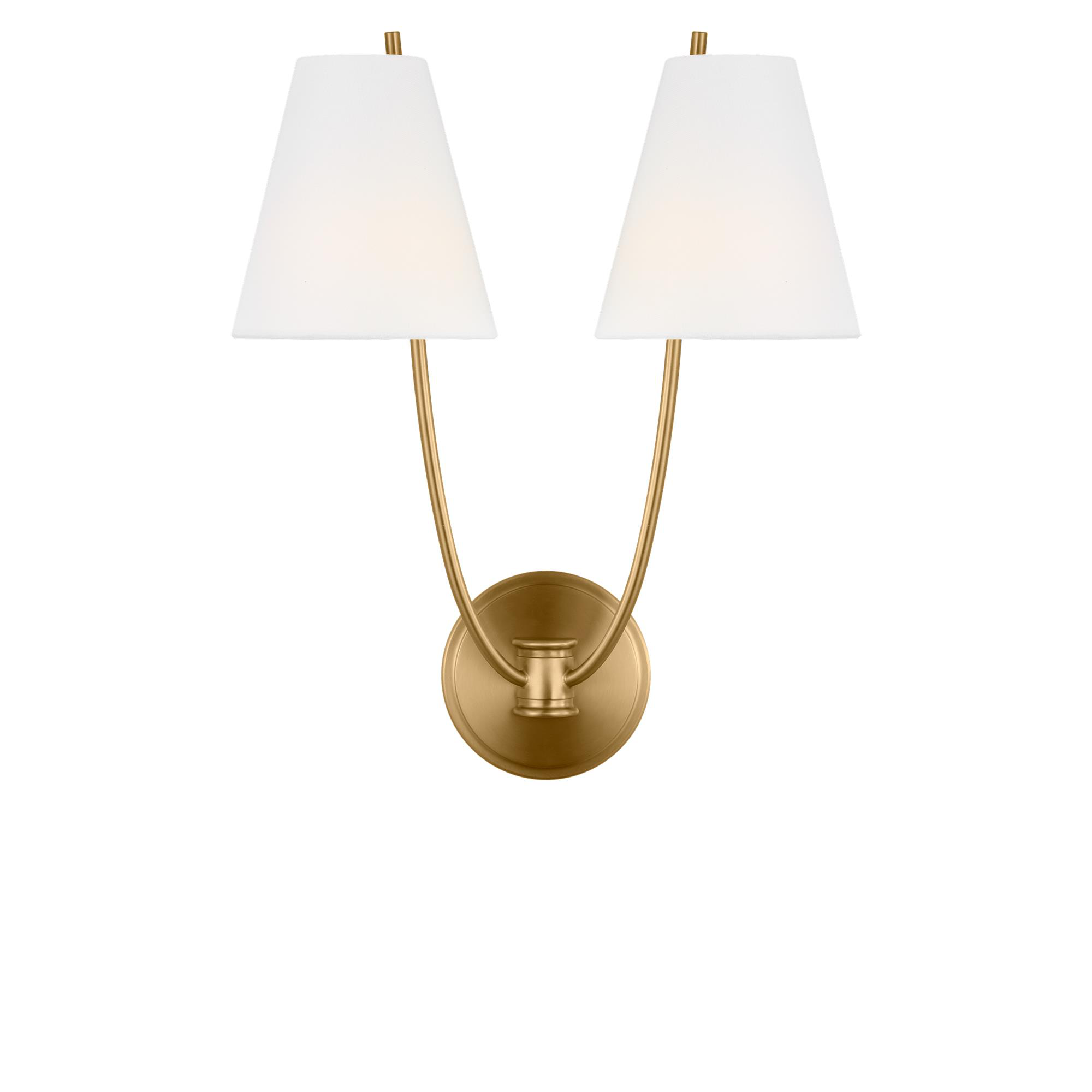 Chapman & Myers Marina 18 Inch 2 Light Wall Sconce,