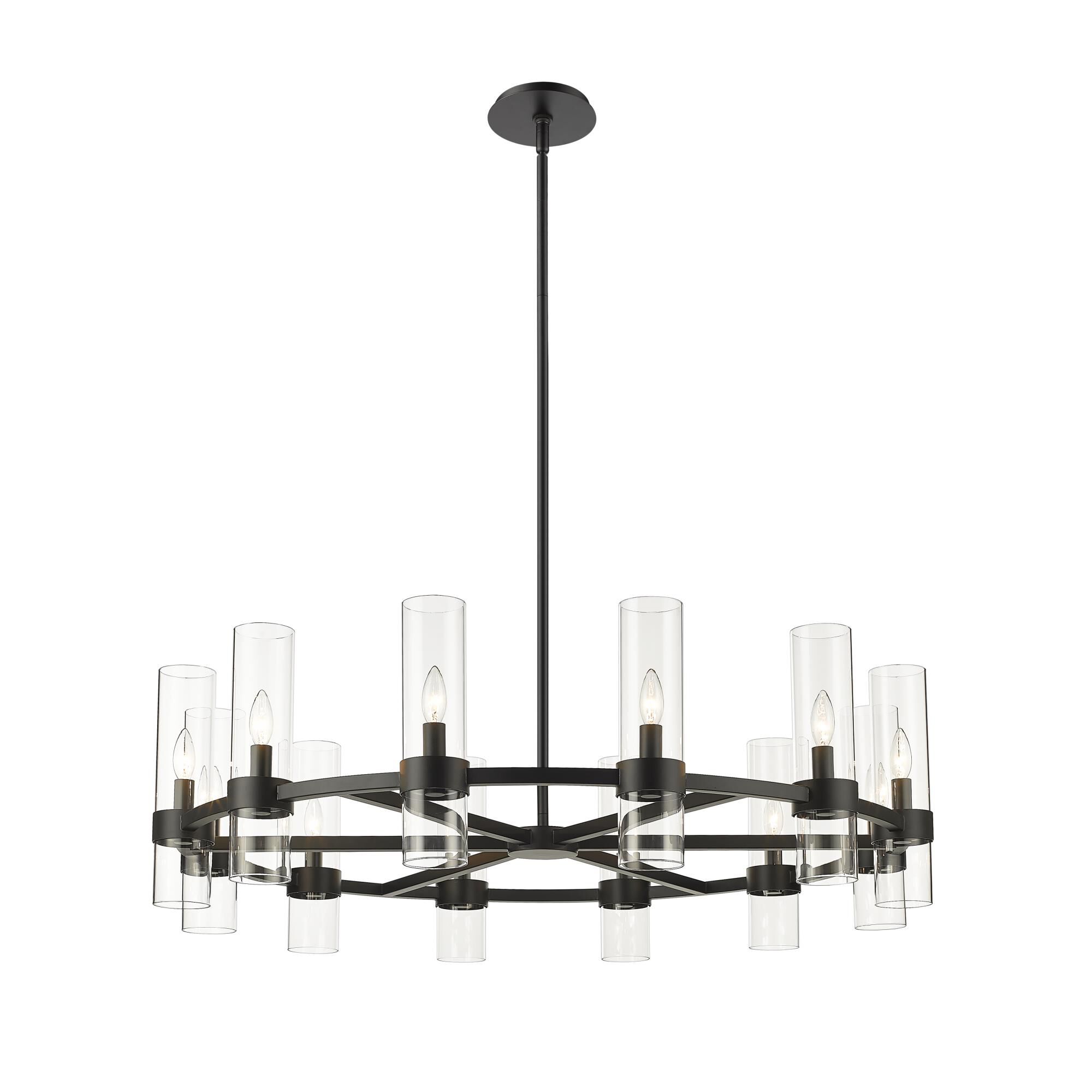 Datus 43 Inch 12 Light Chandelier by Z-Lite