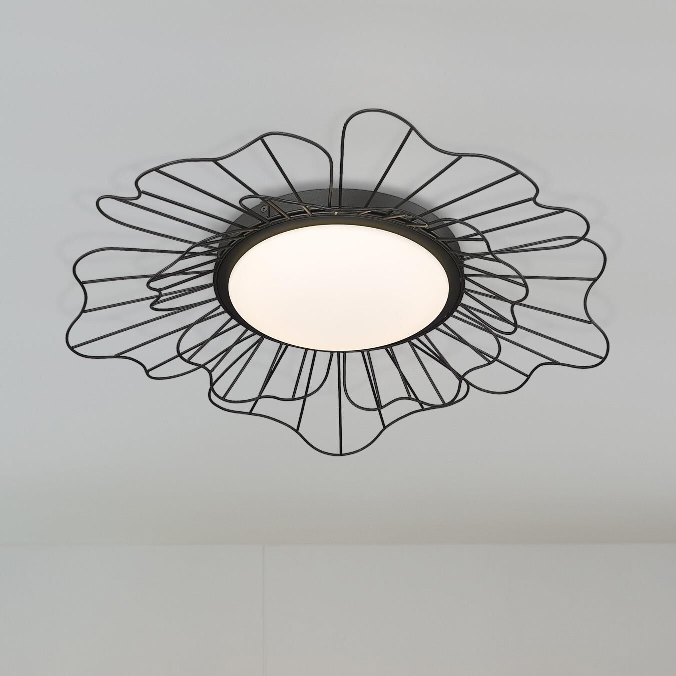 Yasmin 23 Inch 1 Light LED Flush Mount by Golden Lighting