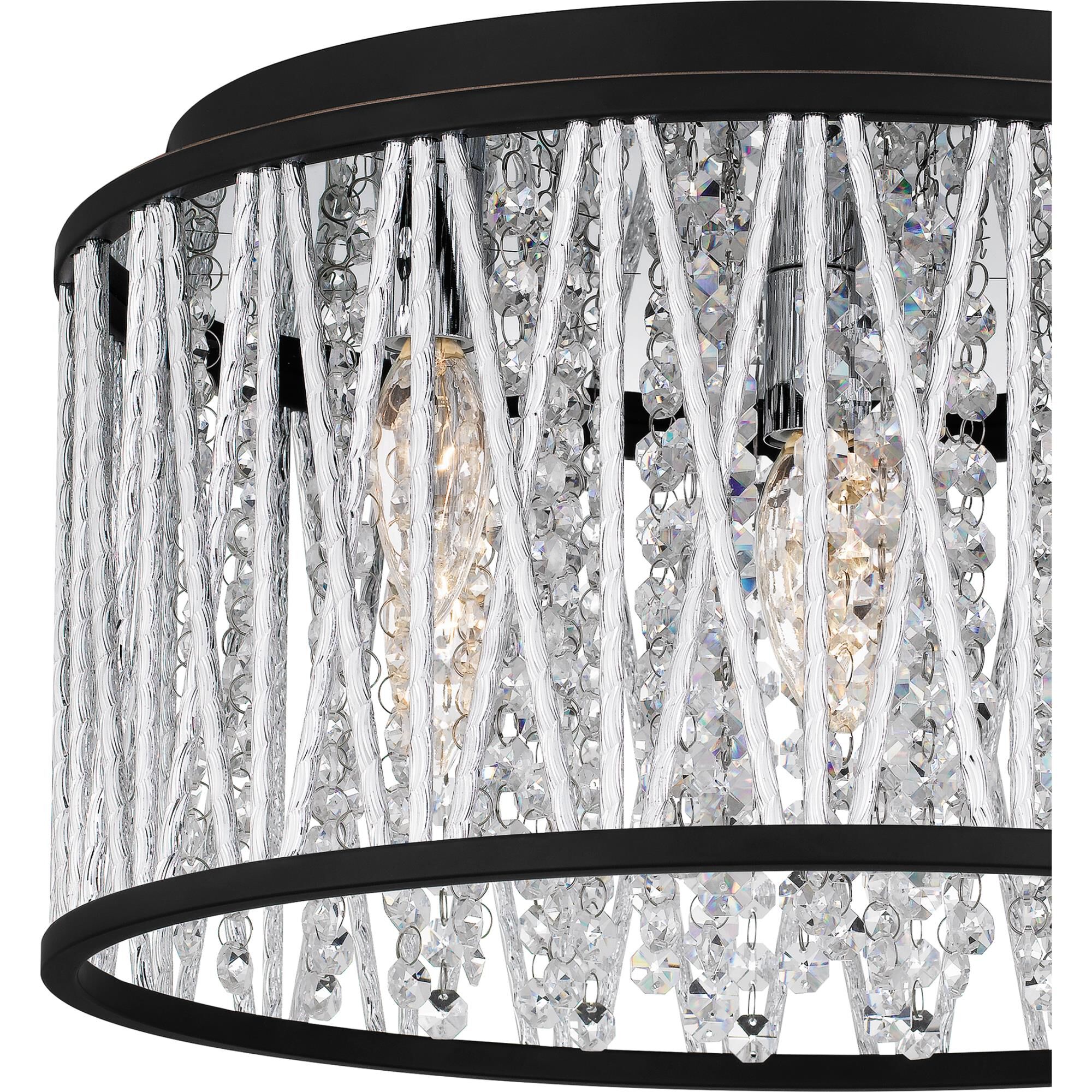 Celeste 16 Inch 5 Light Flush Mount by Quoizel