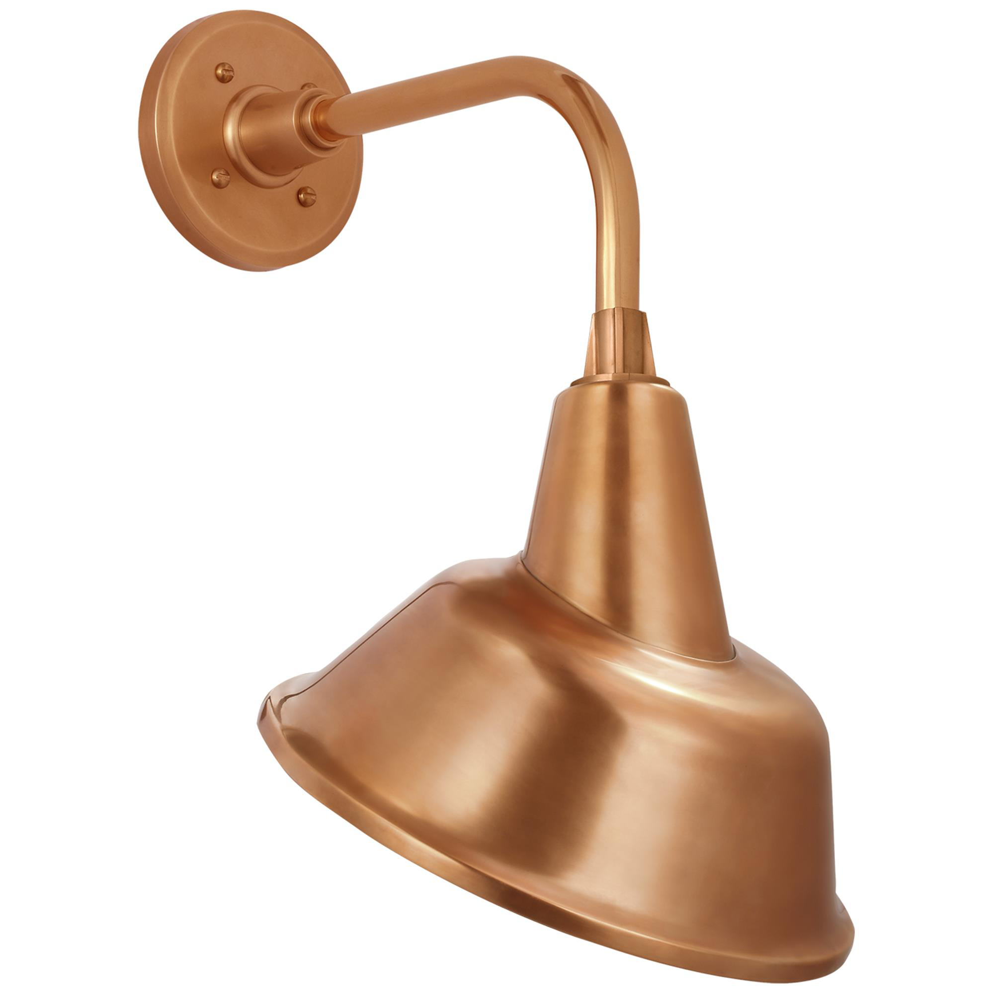Shown in Soft Copper finish and Soft Copper Bowers shade