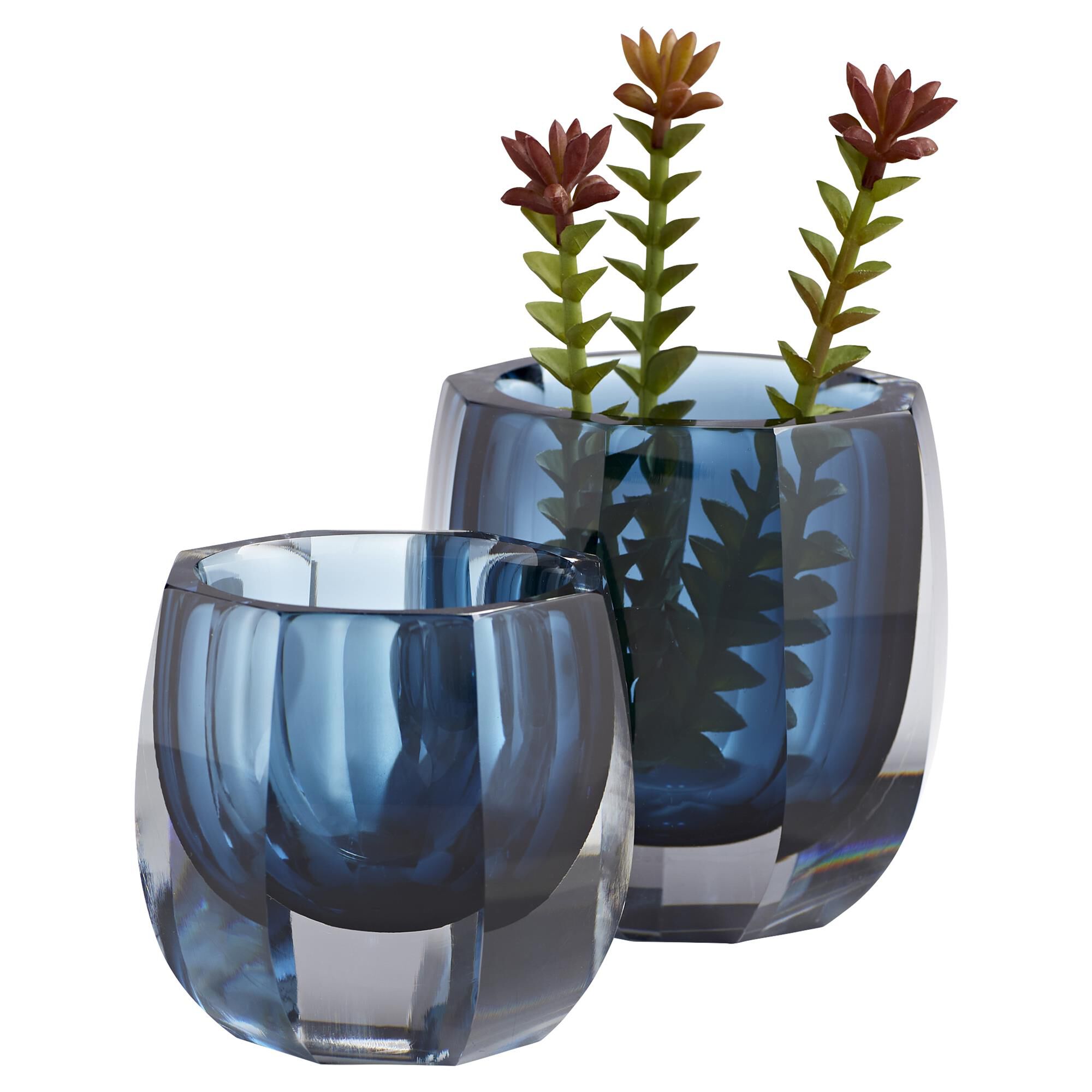 Shown in Blue/Clear finish