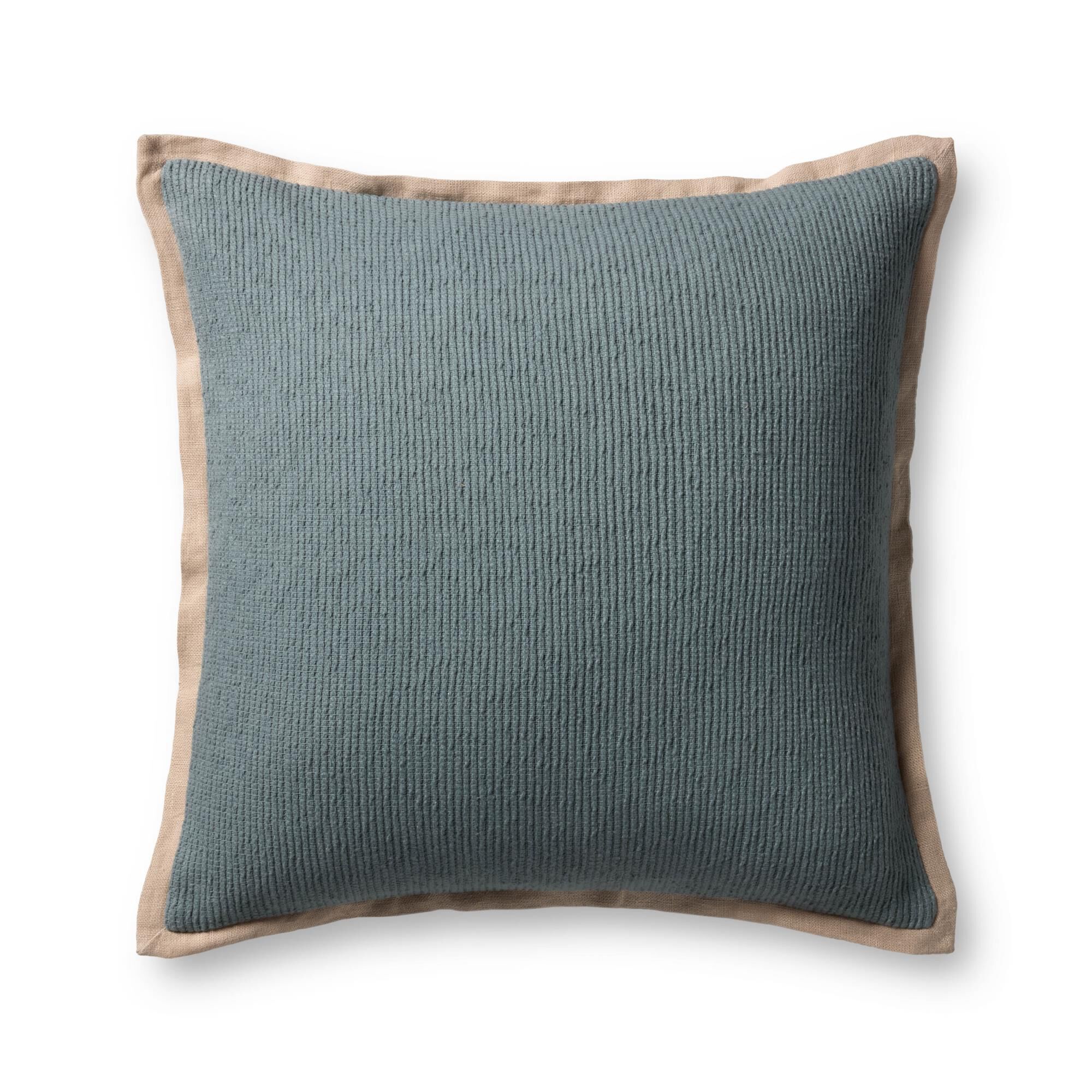 Shown in Blue finish and Cover Only - Pillow Sold Separately accent