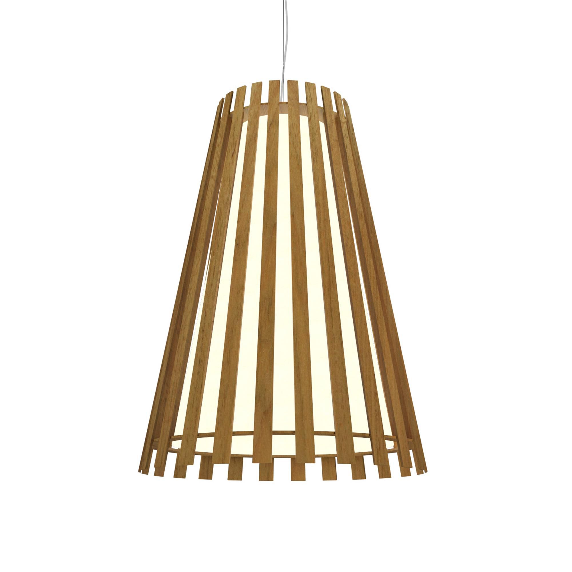 Slatted Mini Pendant by Accord Lighting