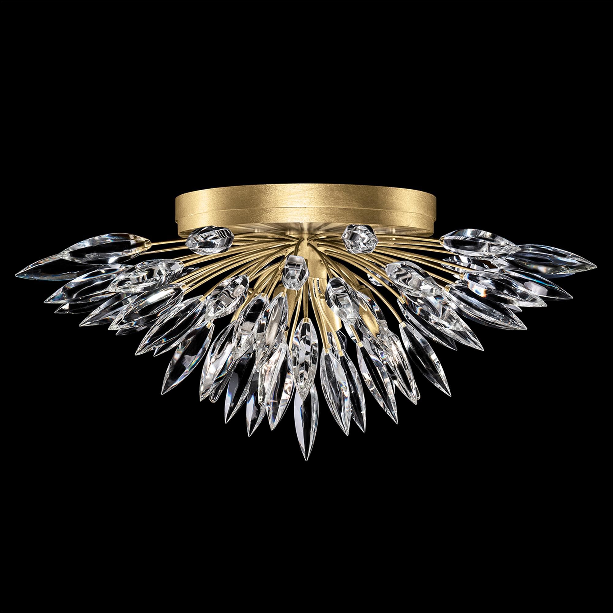 Lily Buds 26 Inch 4 Light Flush Mount,