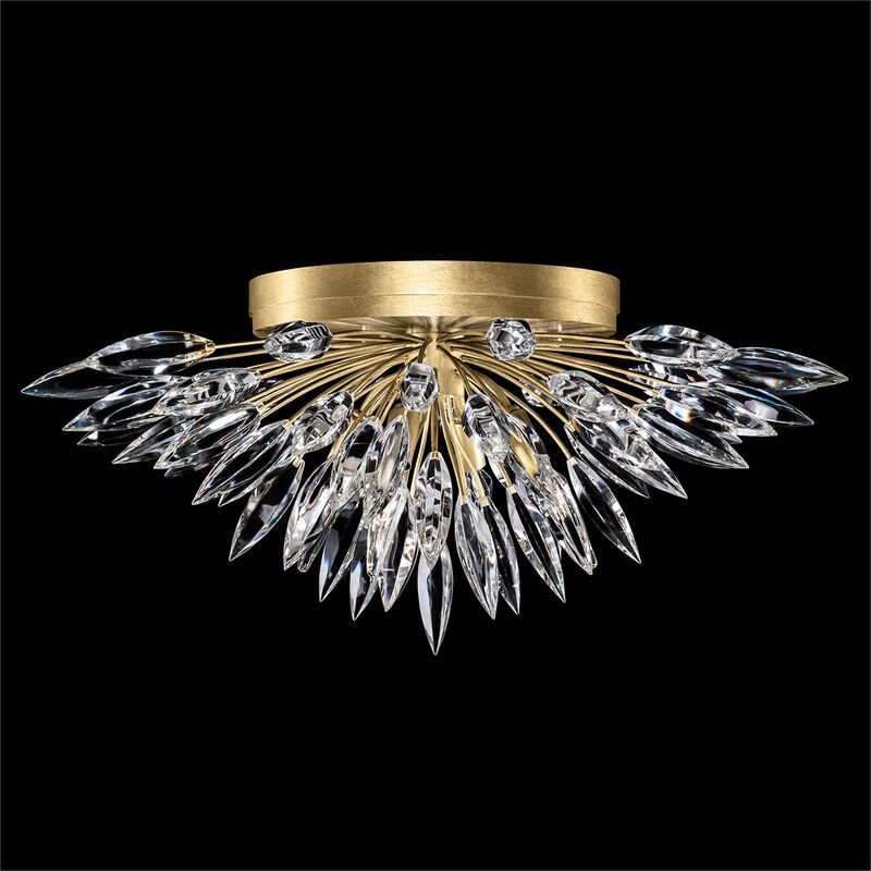 Lily Buds 26 Inch 4 Light Flush Mount by Fine Art Handcrafted Lighting