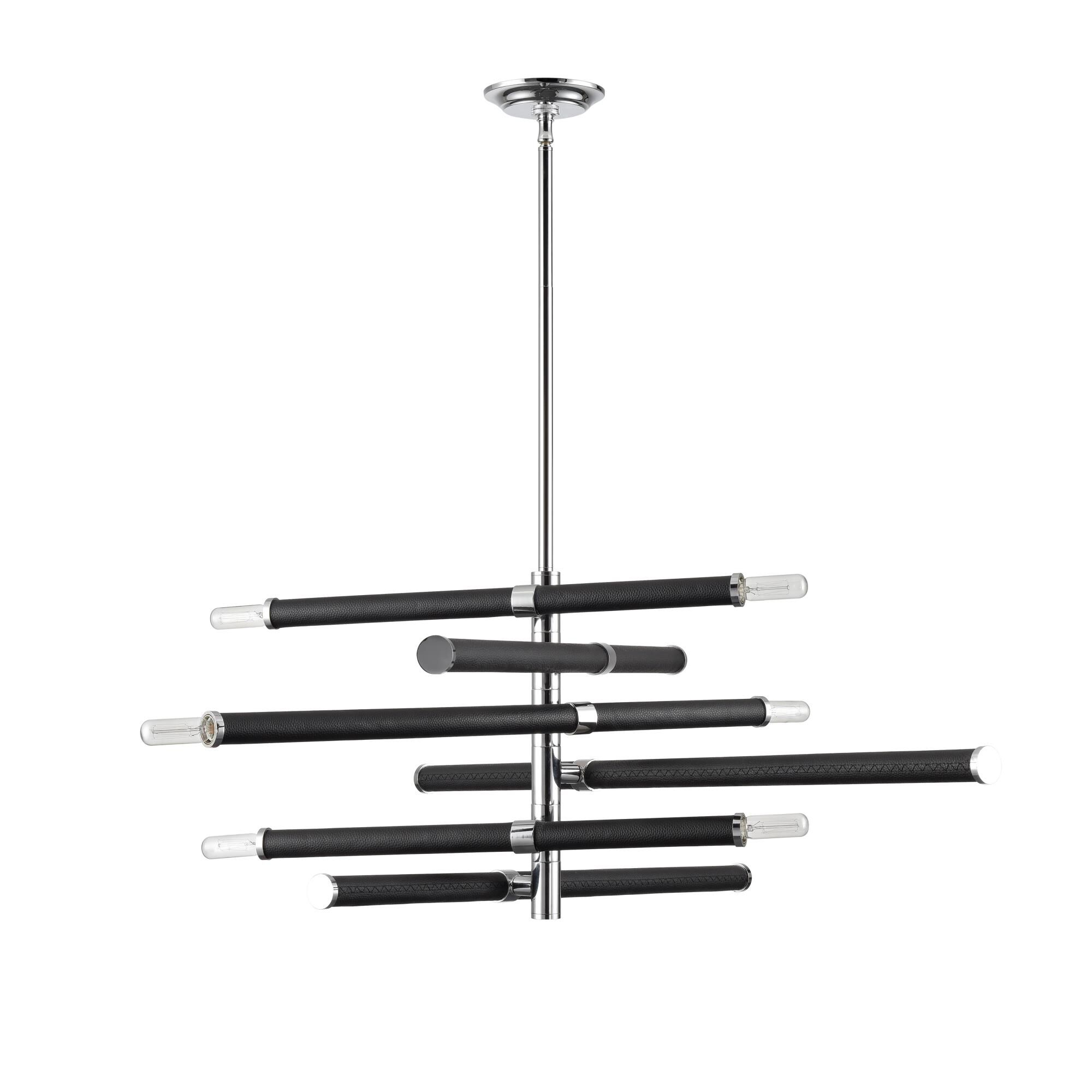 Crosspiece 39 Inch 6 Light Chandelier by ELK Home