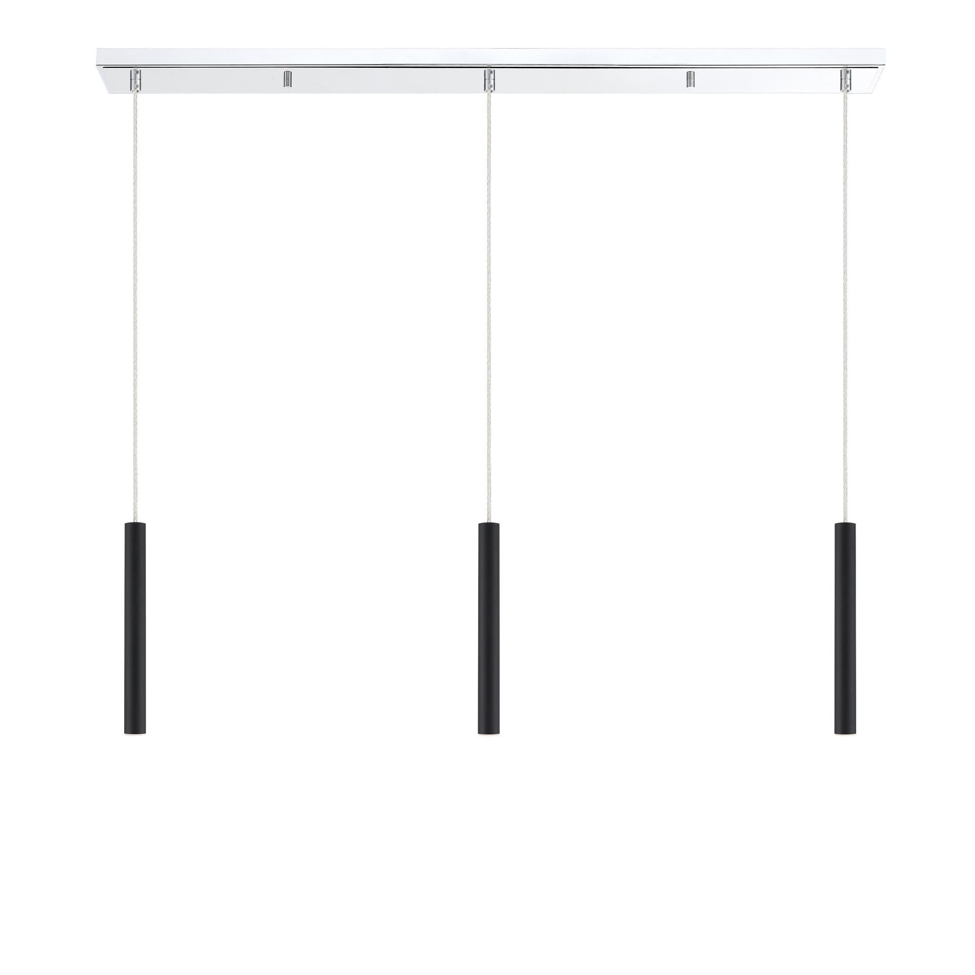 Shown in Chrome finish and Steel glass and Steel shade