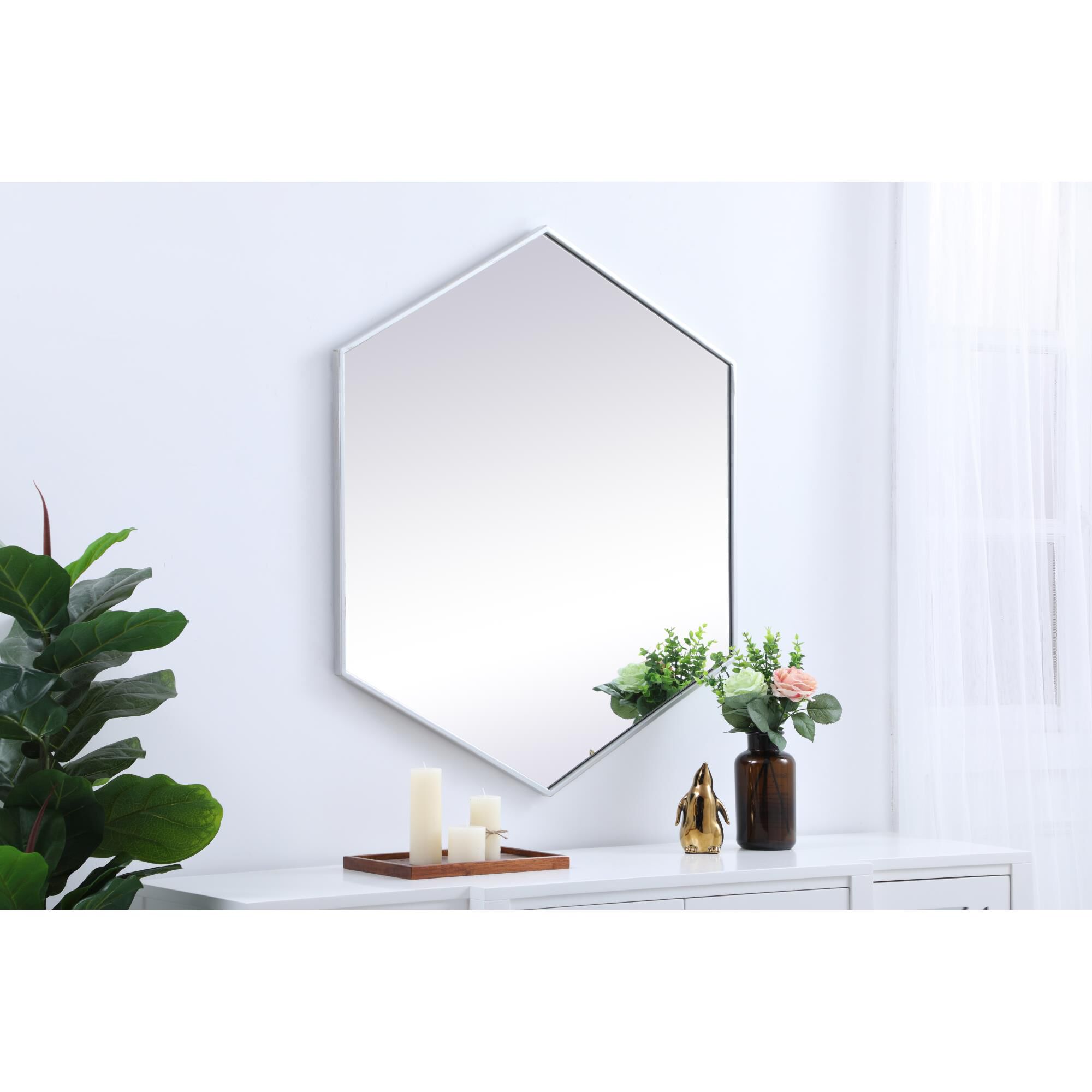 Shown in Silver finish