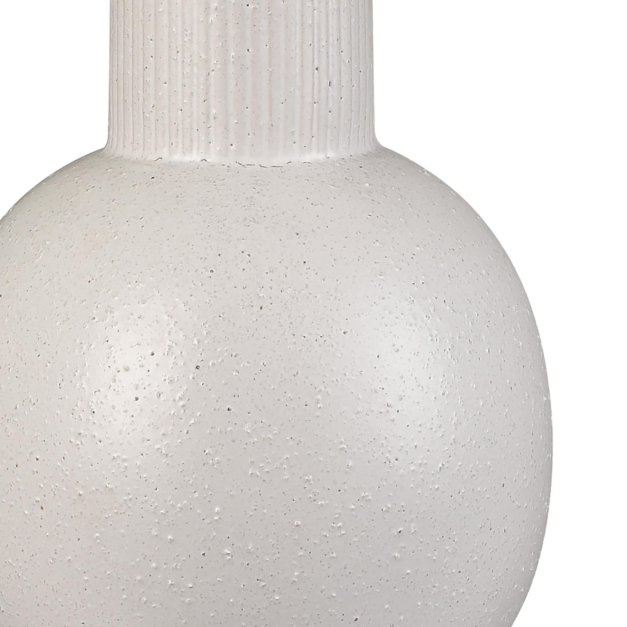 Shown in White Glazed finish and White Linen Empire shade