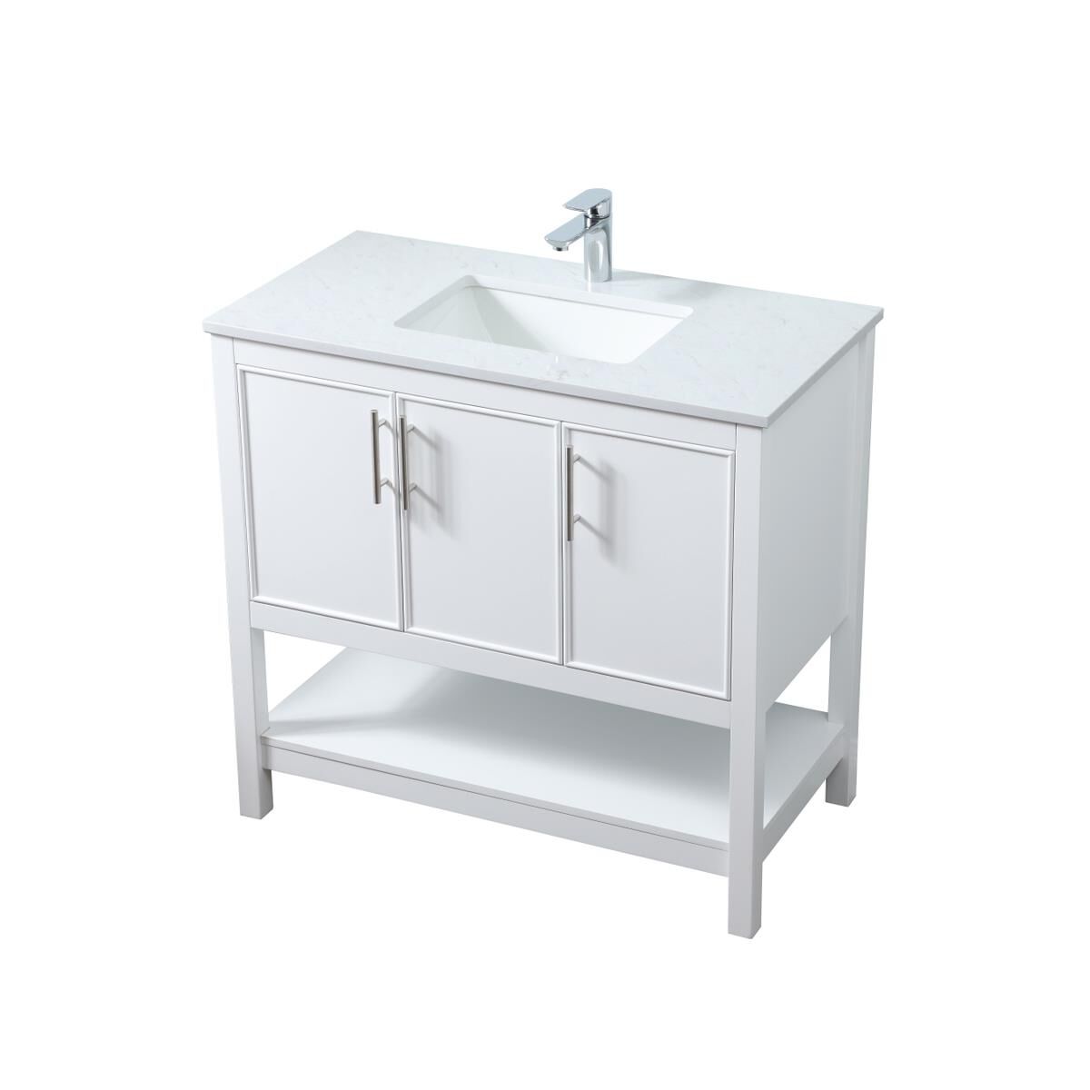 Shown in White finish