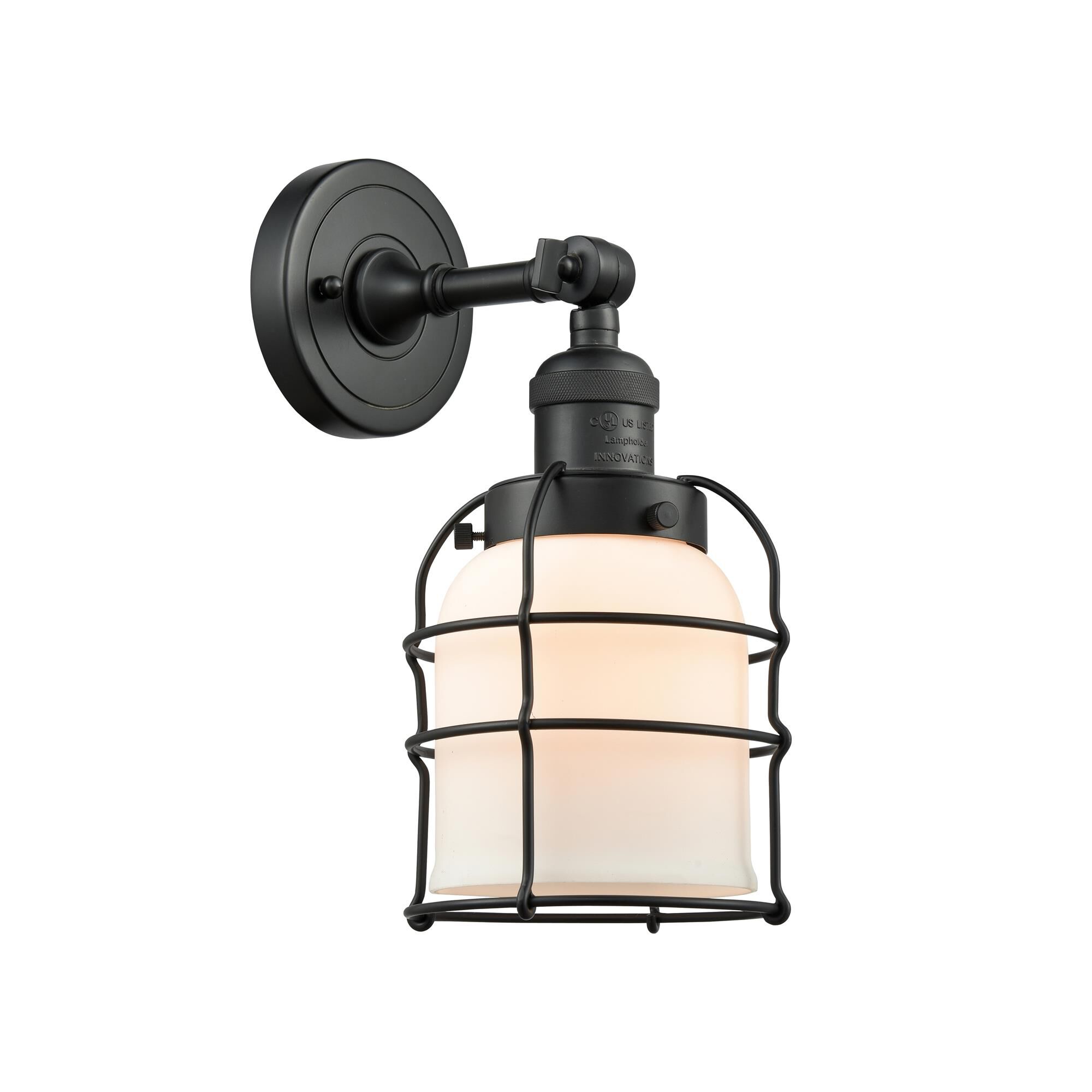 Bruno Marashlian Bell Cage 5 Inch 1 Light Semi Flush Mount by Innovations Lighting