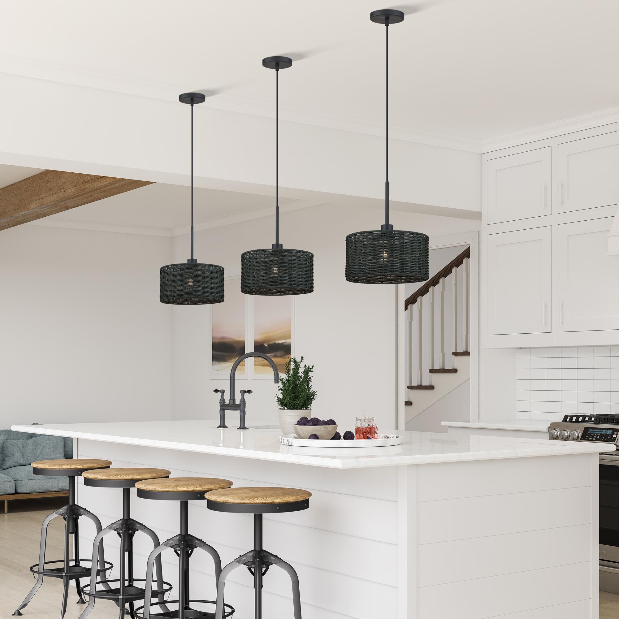 Weavington 12 Inch Mini Pendant by Livex Lighting