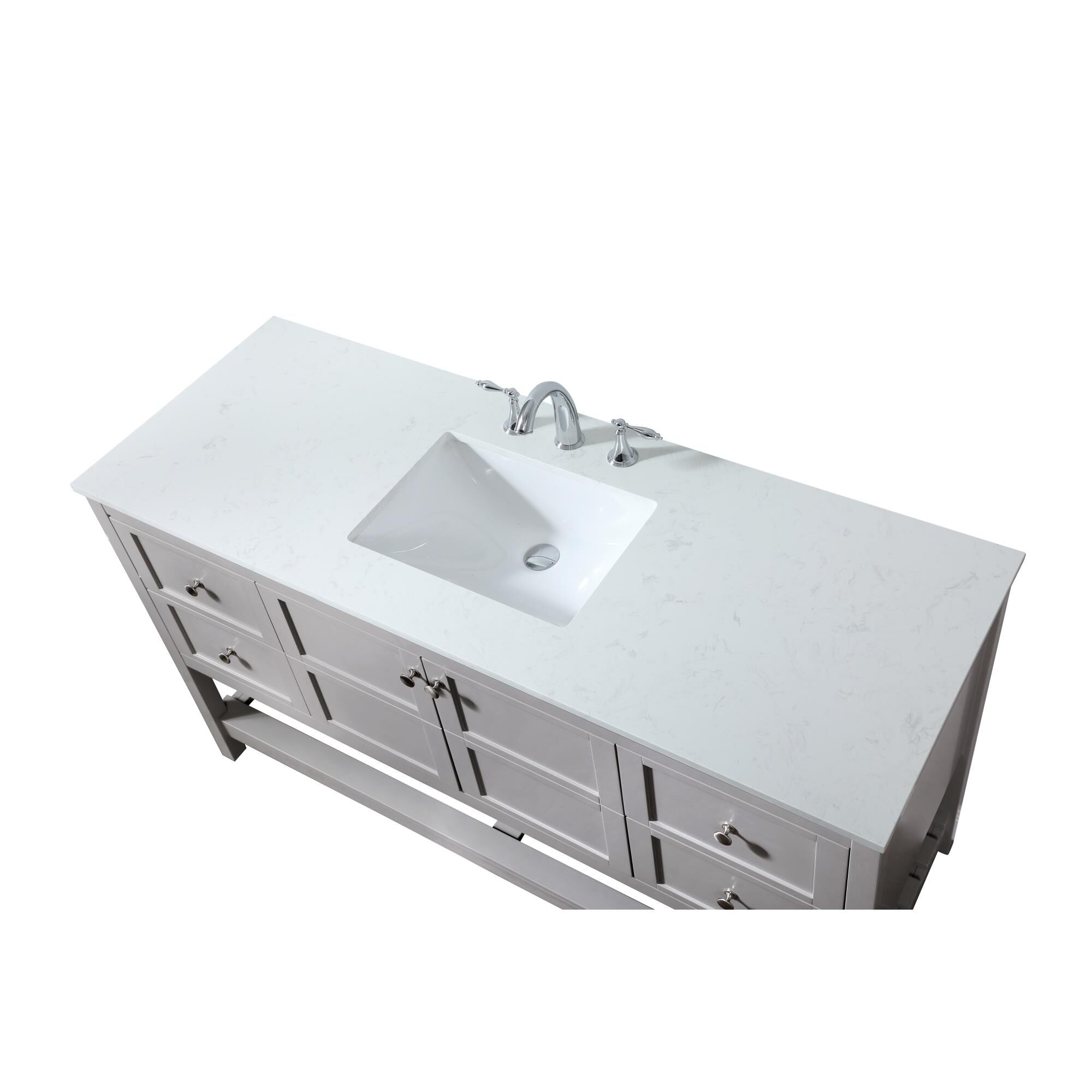 Shown in Grey finish