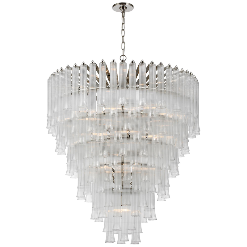 Julie Neill Lorelei 34 Inch 19 Light LED Chandelier by Visual Comfort Signature Collection