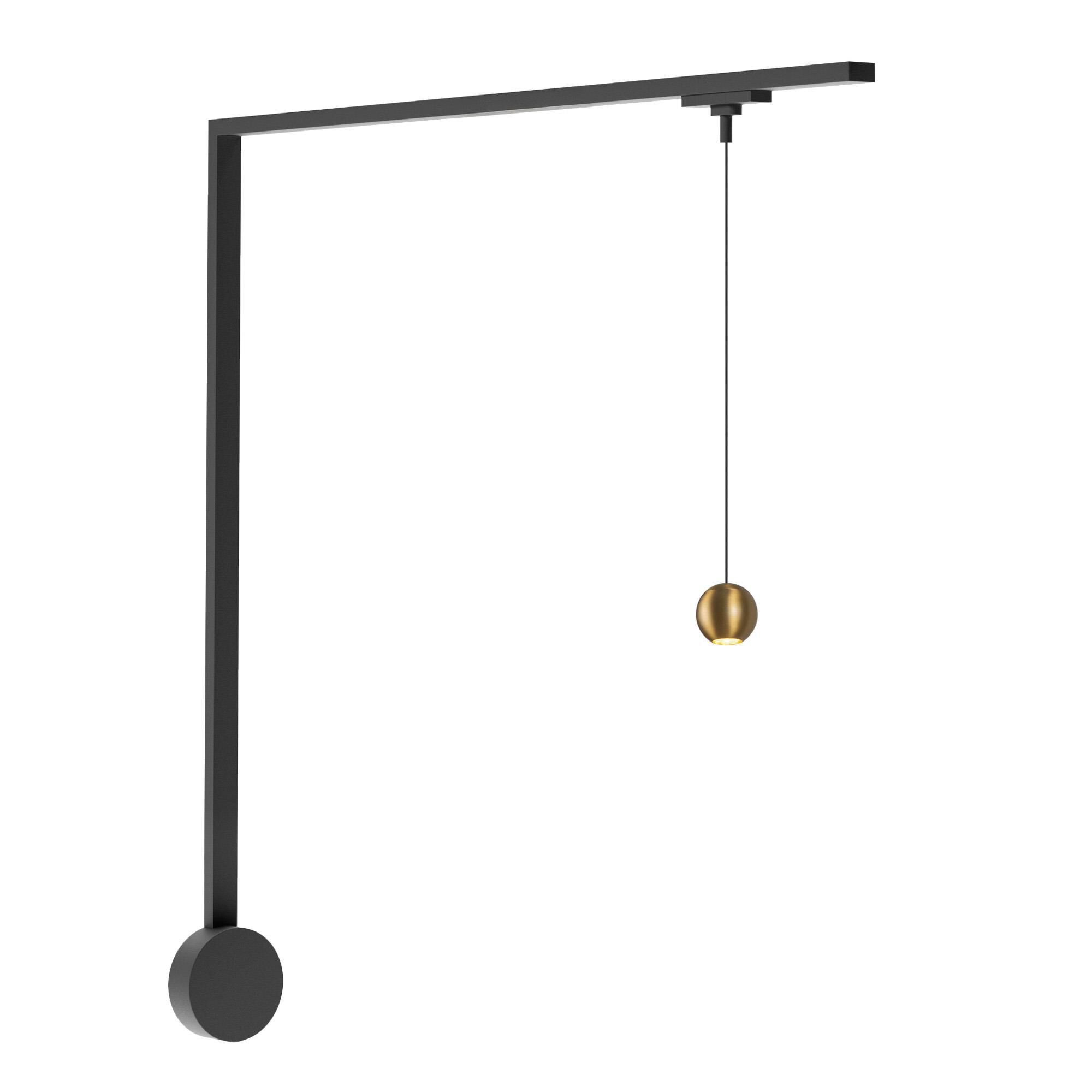 Shown in Brushed Gold finish and Clear Acrylic Lens glass