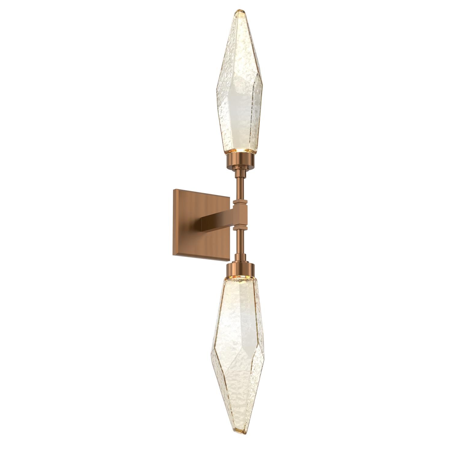 Rock Crystal 29 Inch LED Wall Sconce by Hammerton Studio