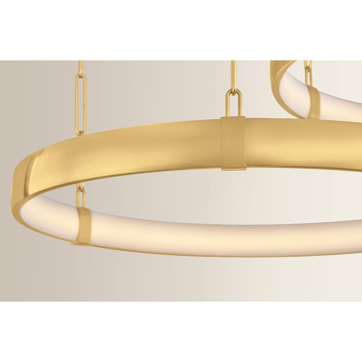 Shown in Vintage Polished Brass finish and White shade