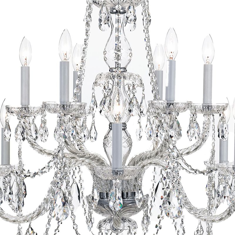 Traditional Crystal 31 Inch Chandelier by Crystorama