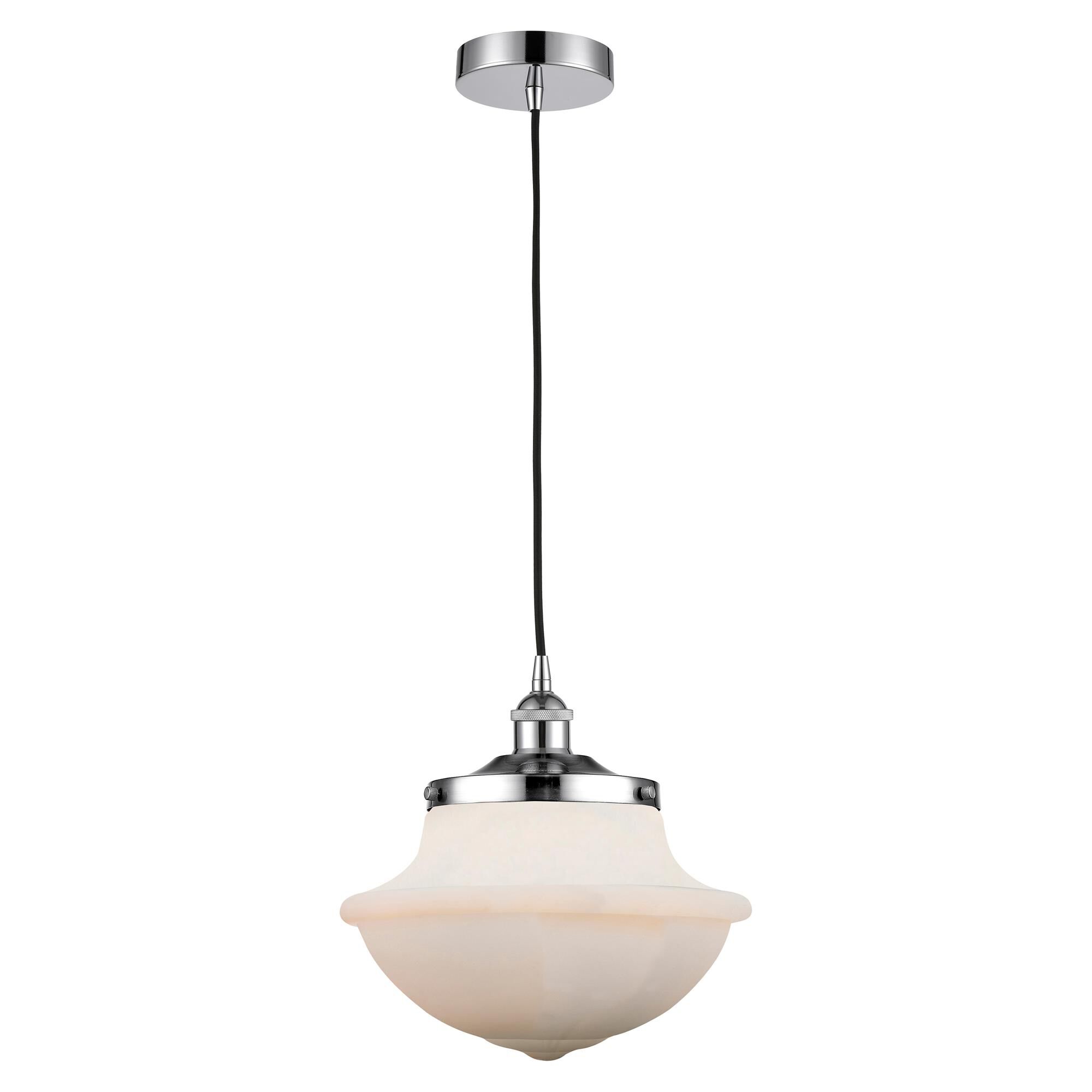 Shown in Polished Chrome finish and Matte White glass