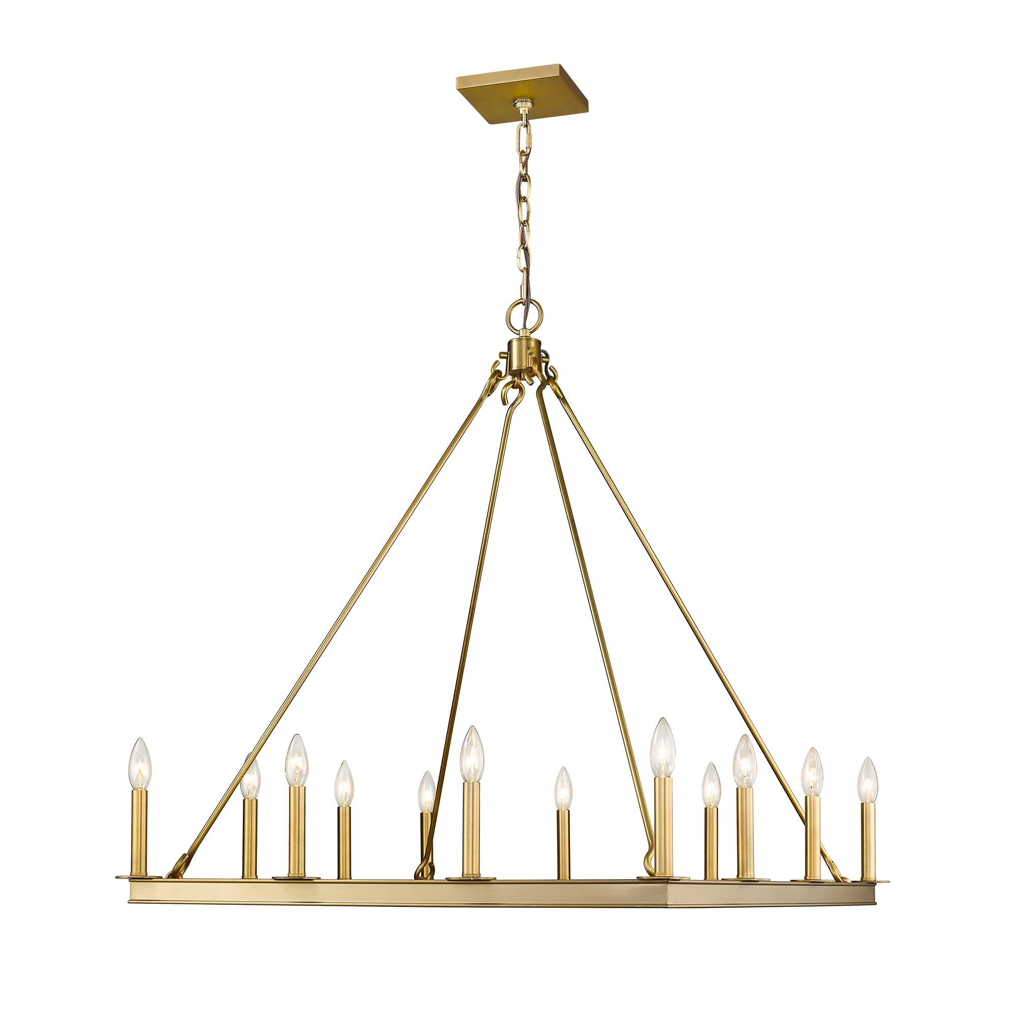 Barclay 34 Inch 12 Light Chandelier by Z-Lite