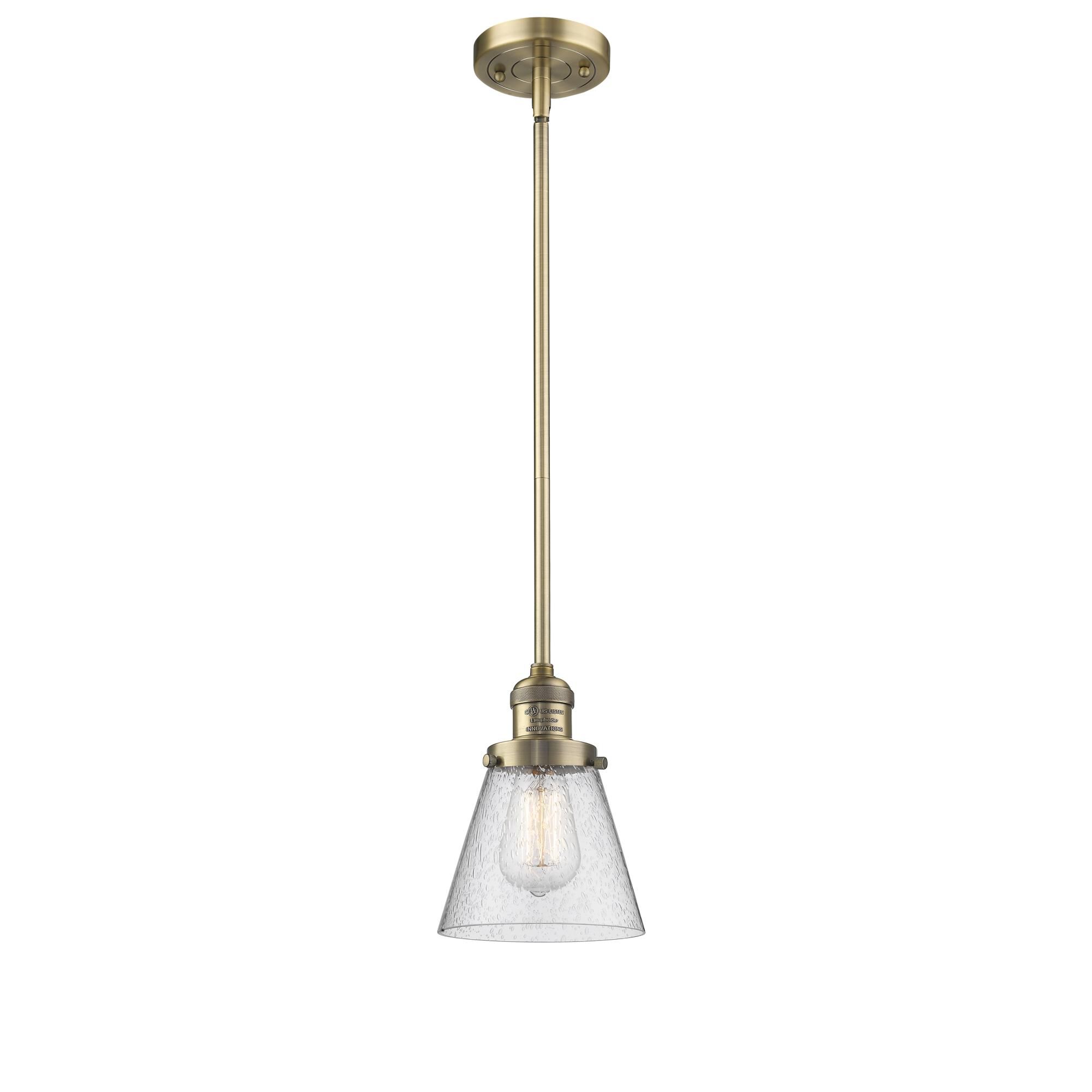 Bruno Marashlian Small Cone 6 Inch Mini Pendant by Innovations Lighting
