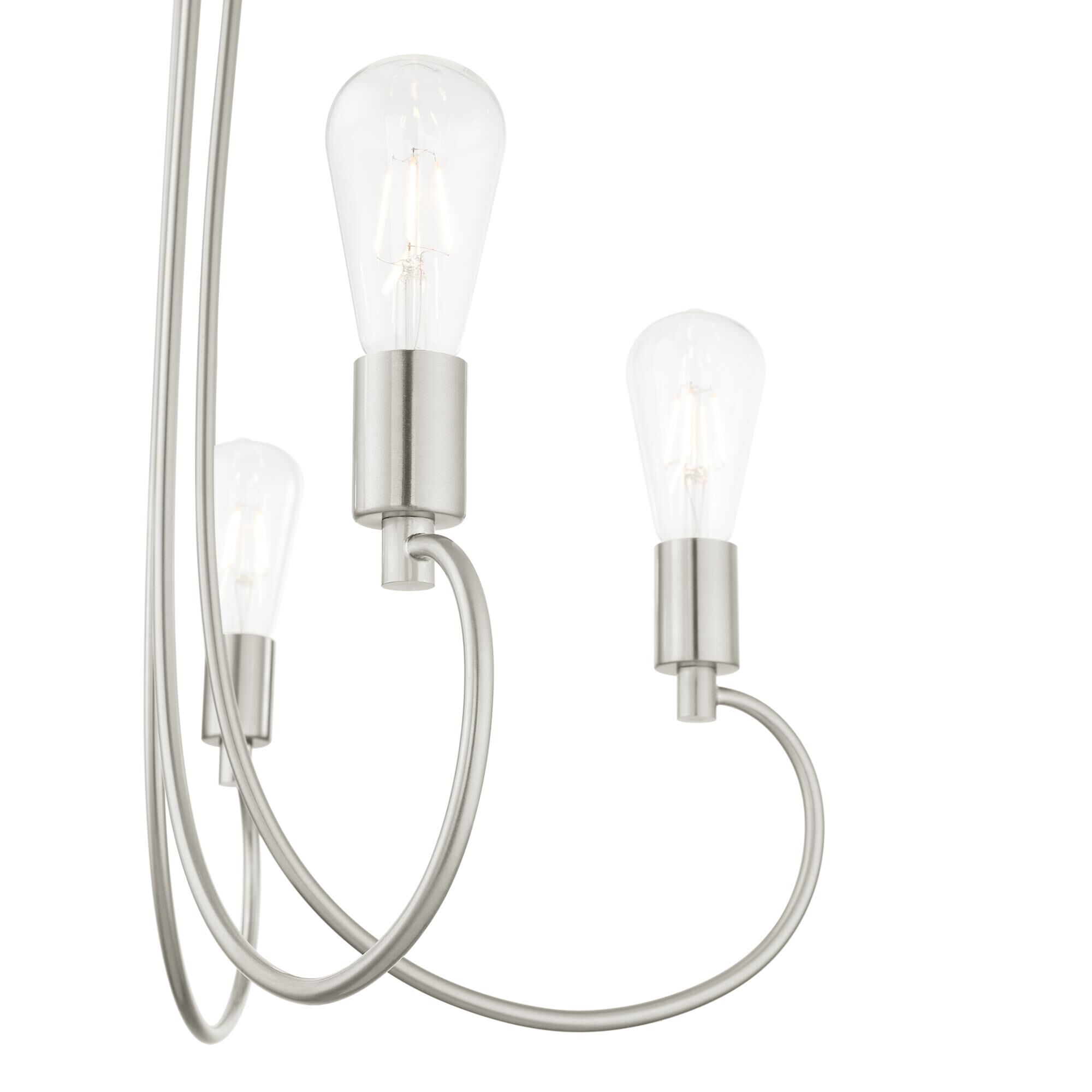 Shown in Brushed Nickel finish