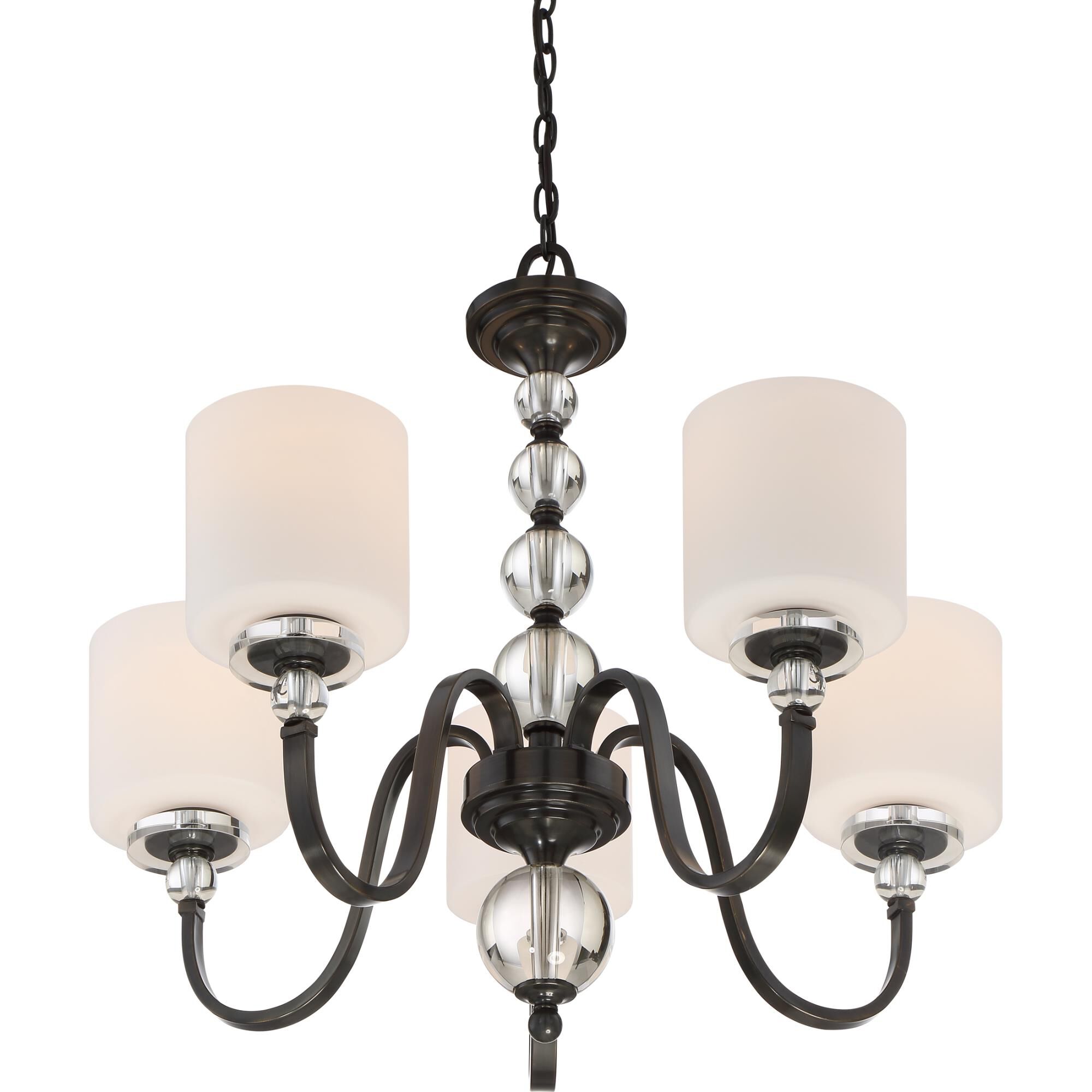 Downtown 27 Inch 5 Light Chandelier by Quoizel