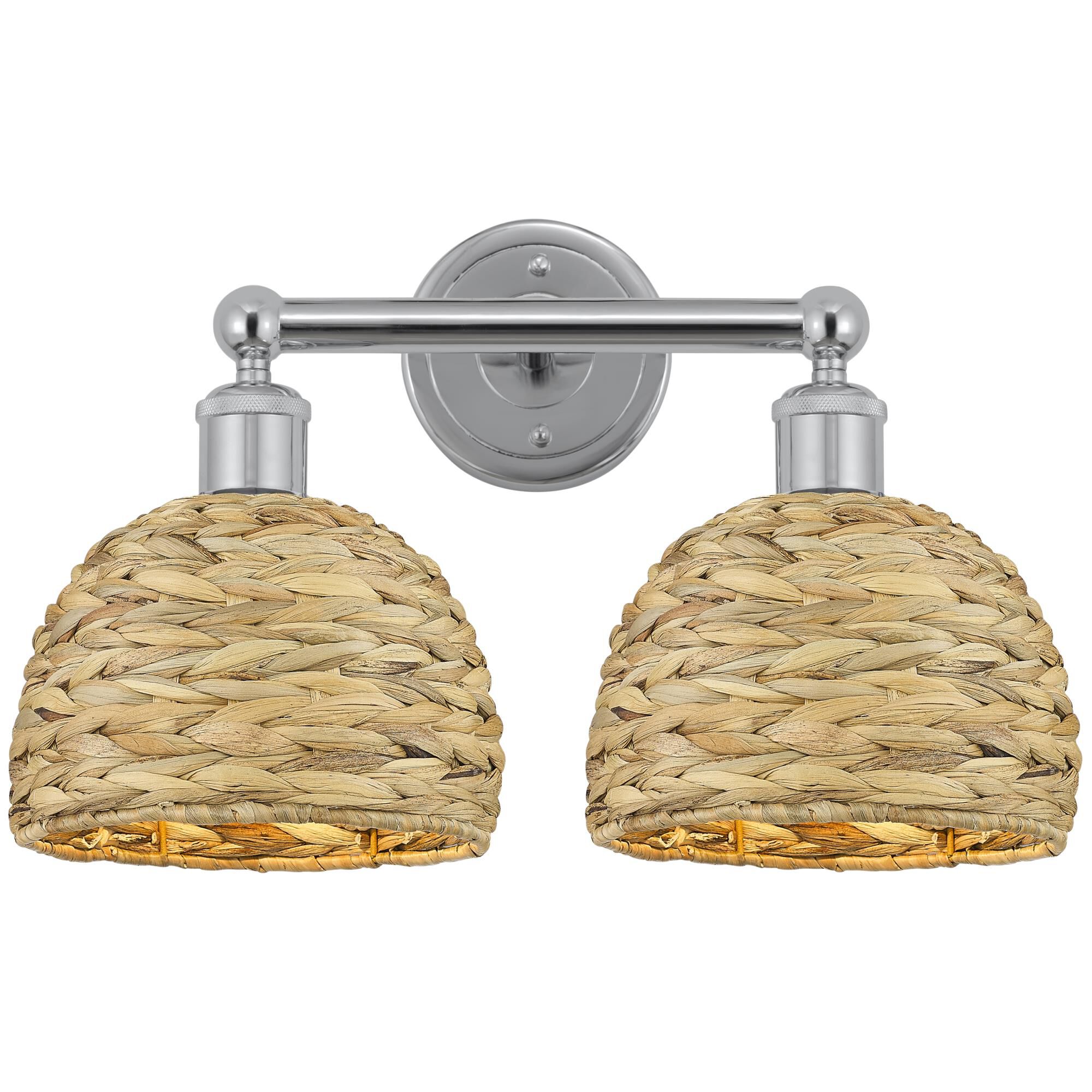 Bruno Marashlian Woven Rattan 17 Inch Bath Vanity Light by Innovations Lighting