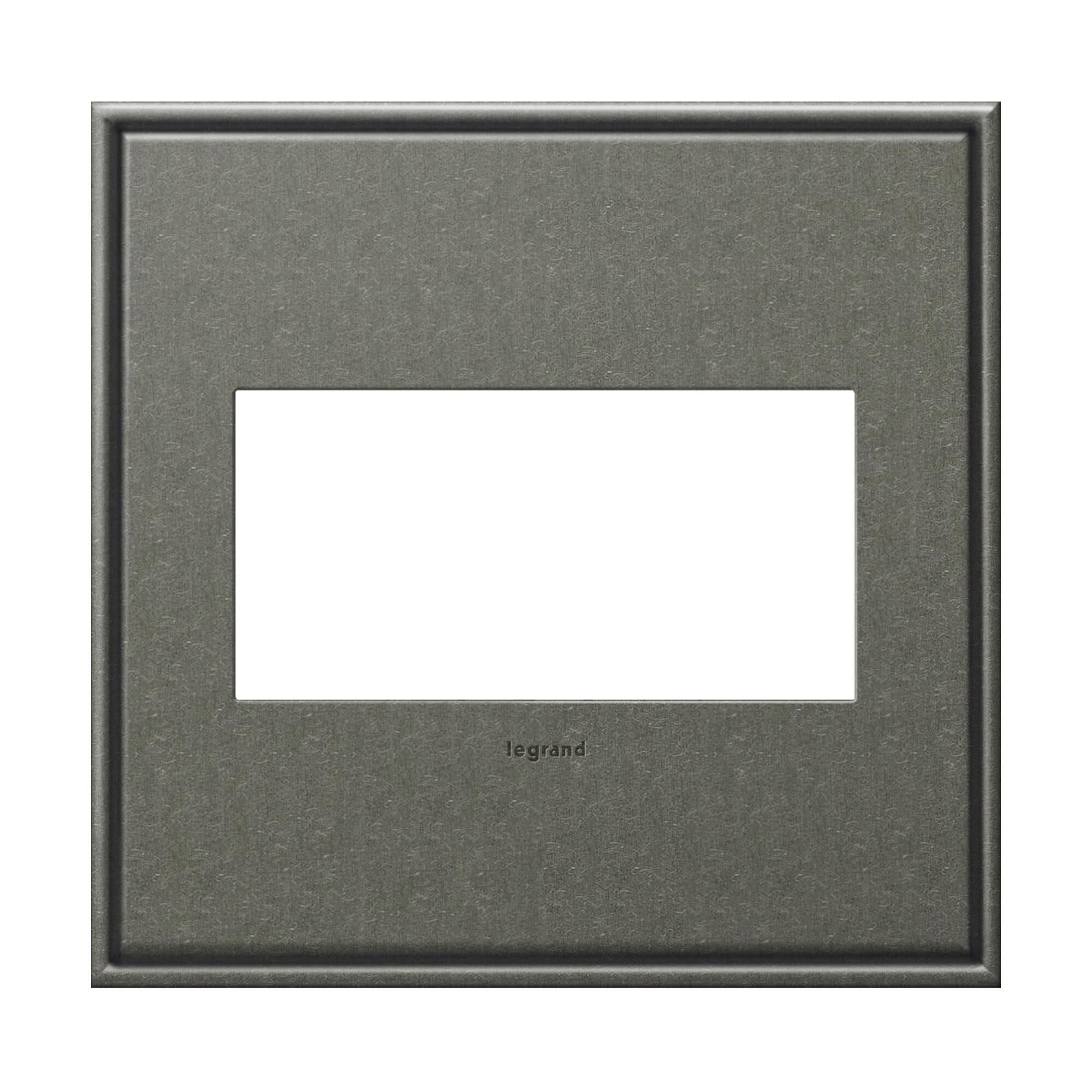 adorne Cast Metals 2 Gang Wall Plate by Legrand