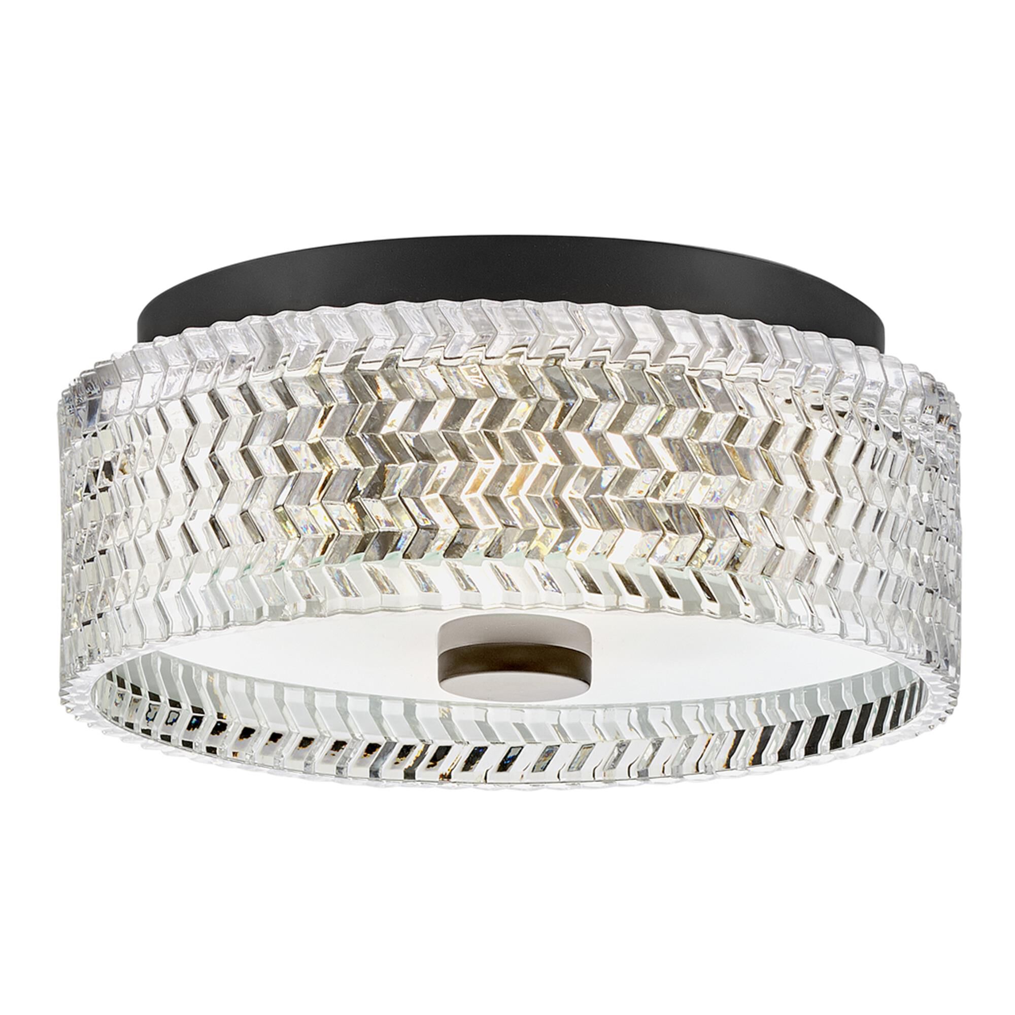 Elle 12 Inch 2 Light Flush Mount,