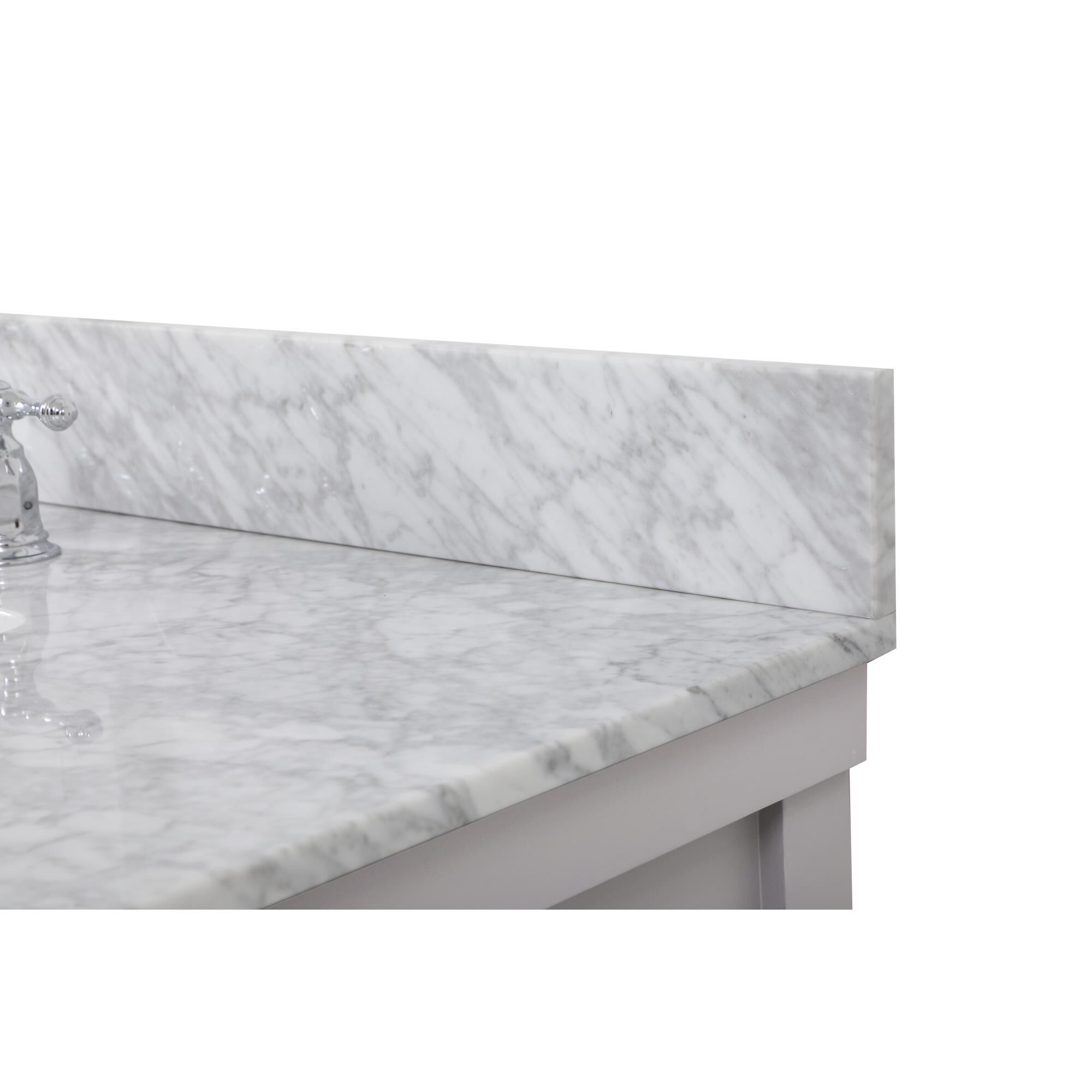 Shown in Grey finish and With Backsplash accent