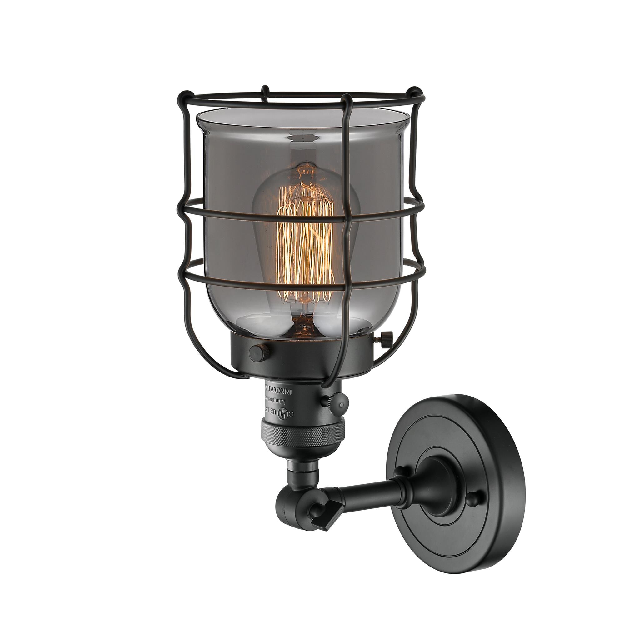 Shown in Matte Black finish and Plated Smoke glass