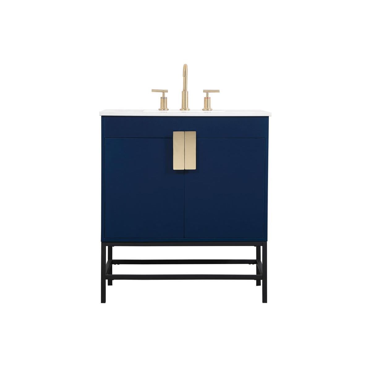Shown in Blue finish