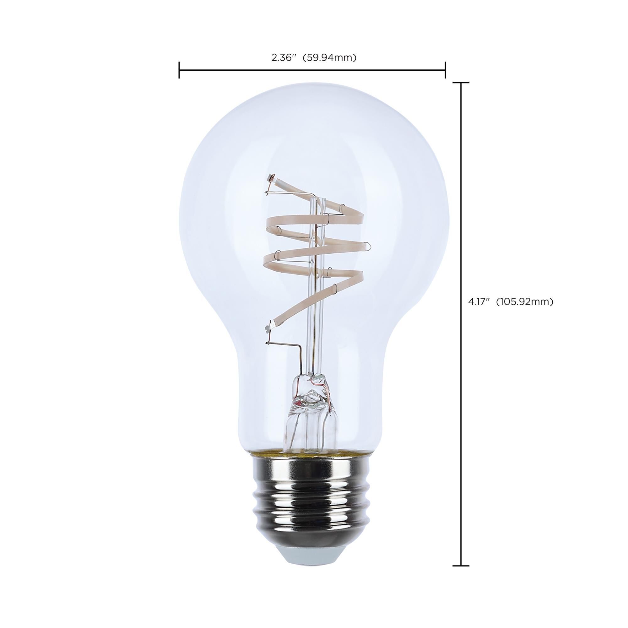 Dimmable 6 Watt 3000K A19 LED Light Bulb by Satco
