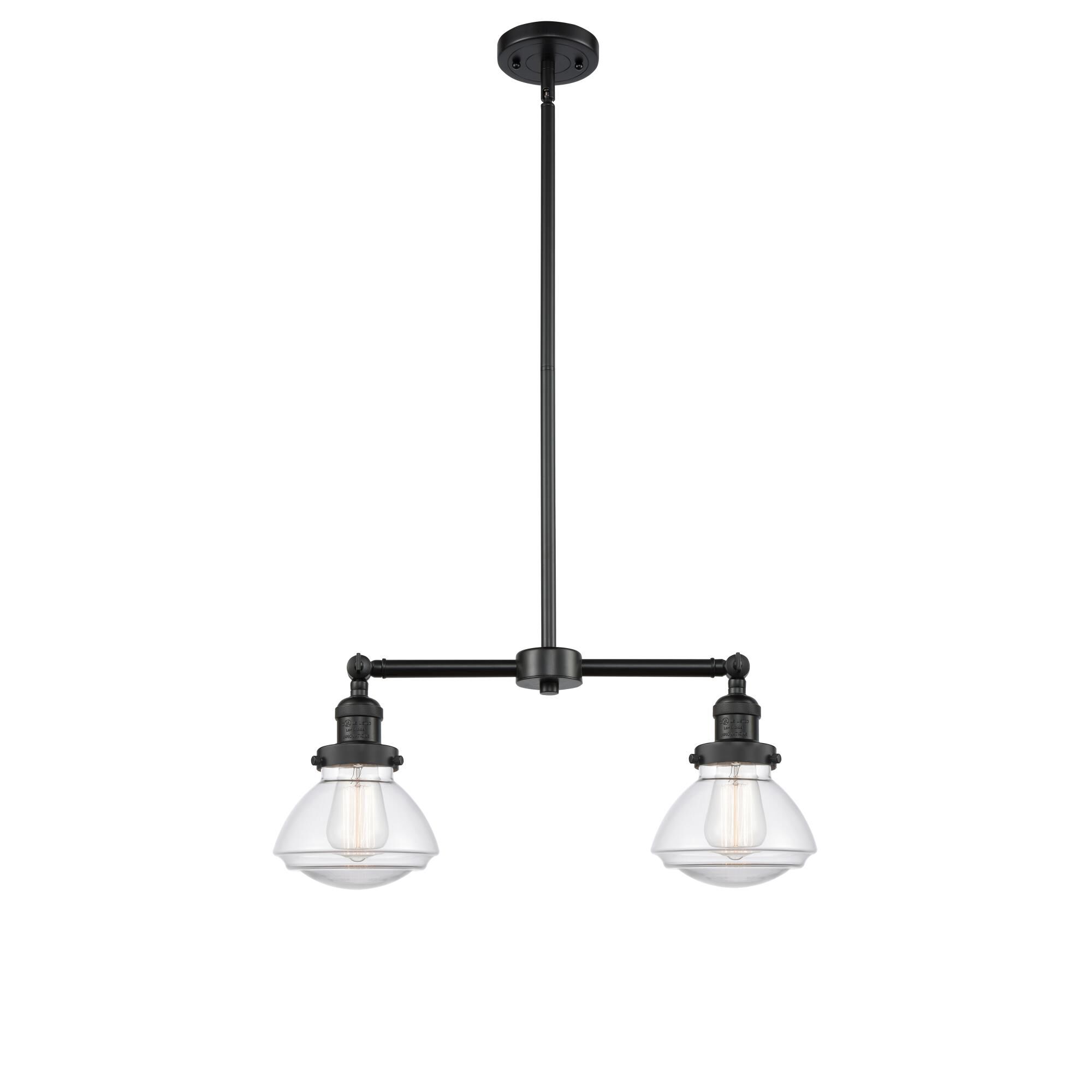 Bruno Marashlian Olean 21 Inch 2 Light Mini Chandelier by Innovations Lighting