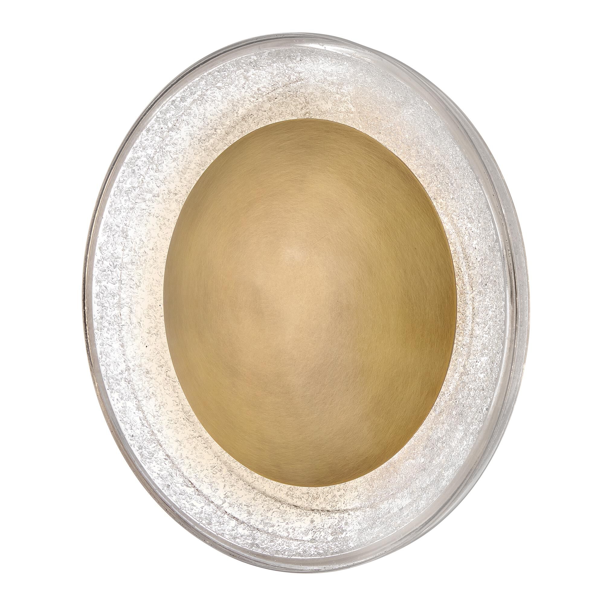 Shown in Heritage Brass finish and Art glass