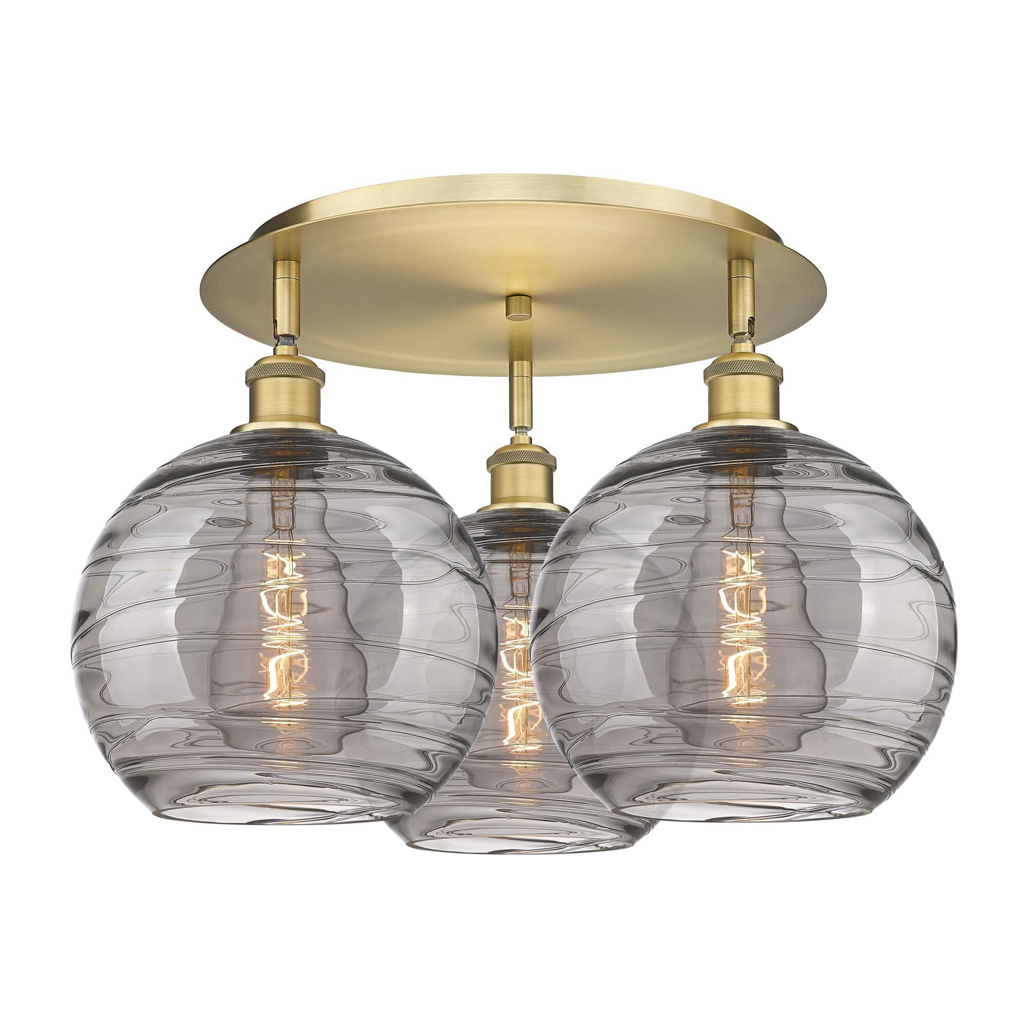 Bruno Marashlian Athens Deco Swirl 22 Inch Flush Mount by Innovations Lighting