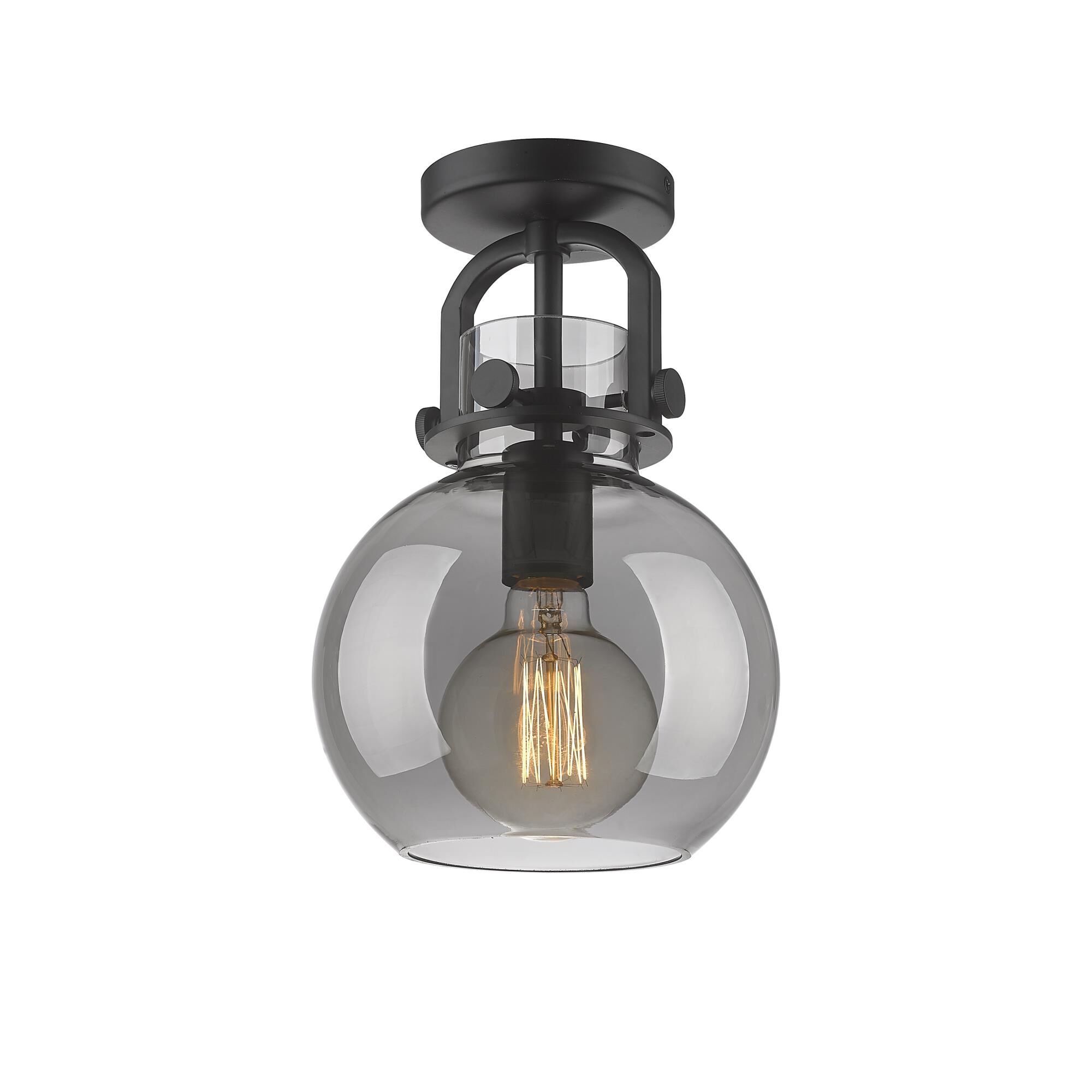 Shown in Matte Black finish and Plated Smoke glass