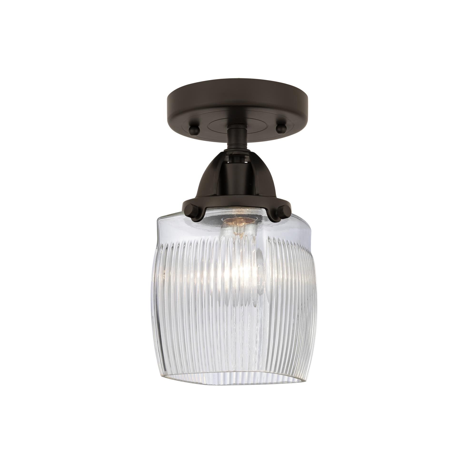 Bruno Marashlian Colton 5 Inch 1 Light Semi Flush Mount by Innovations Lighting
