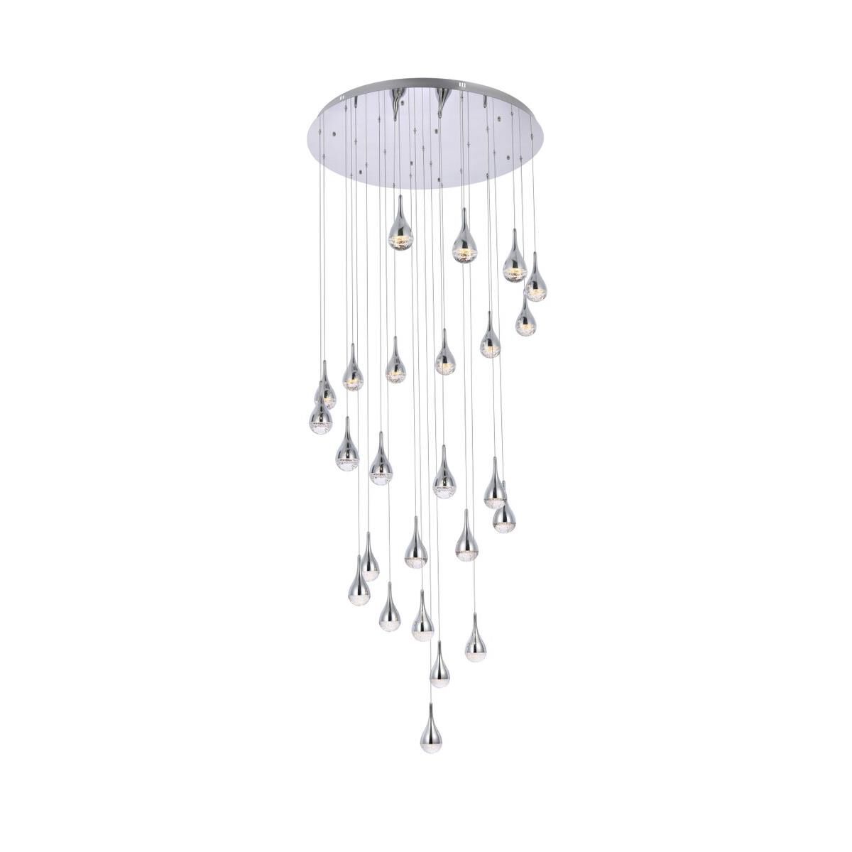 Amherst 42 Inch 25 Light LED Multi Light Pendant by Elegant Lighting