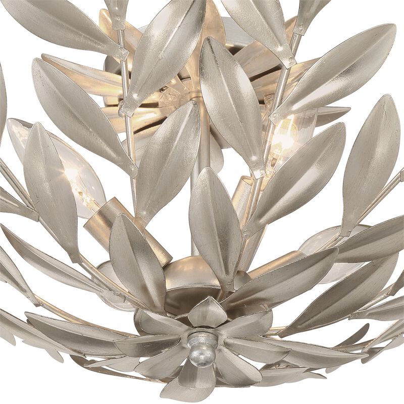 Broche 21 Inch 4 Light Semi Flush Mount by Crystorama