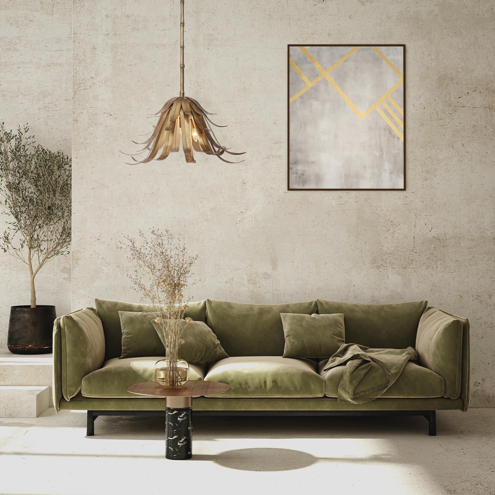 Shown in Brass finish
