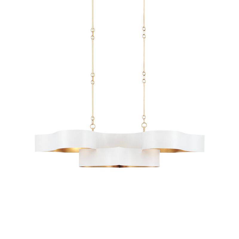 Grand Lotus 51 Inch Linear Suspension Light by Currey and Company